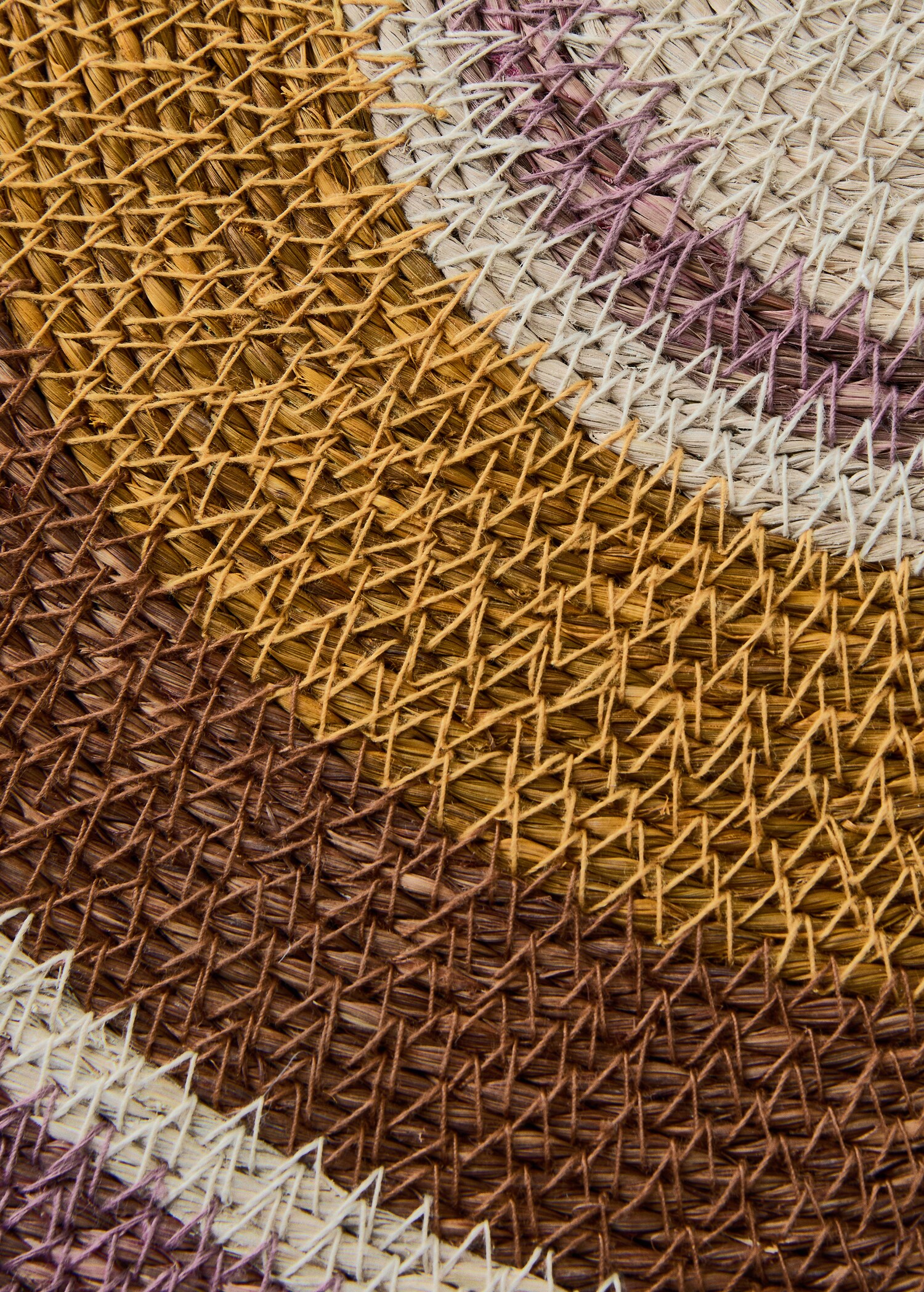 Σουπλά στρογγυλό seagrass - Λεπτομέρεια του προϊόντος 2