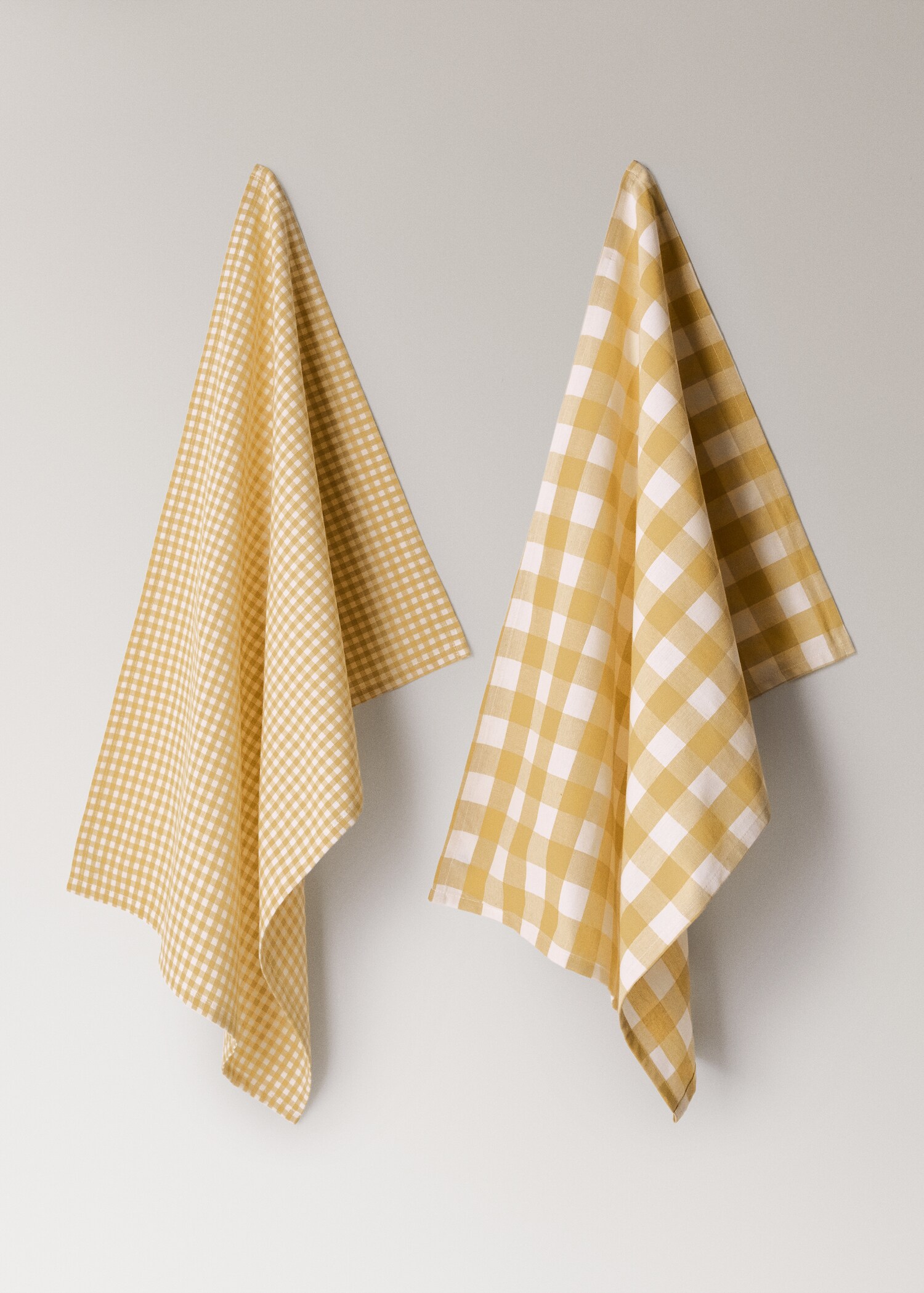 Πετσέτες κουζίνας καρό χρώμα - Προϊόν χωρίς μοντέλο
