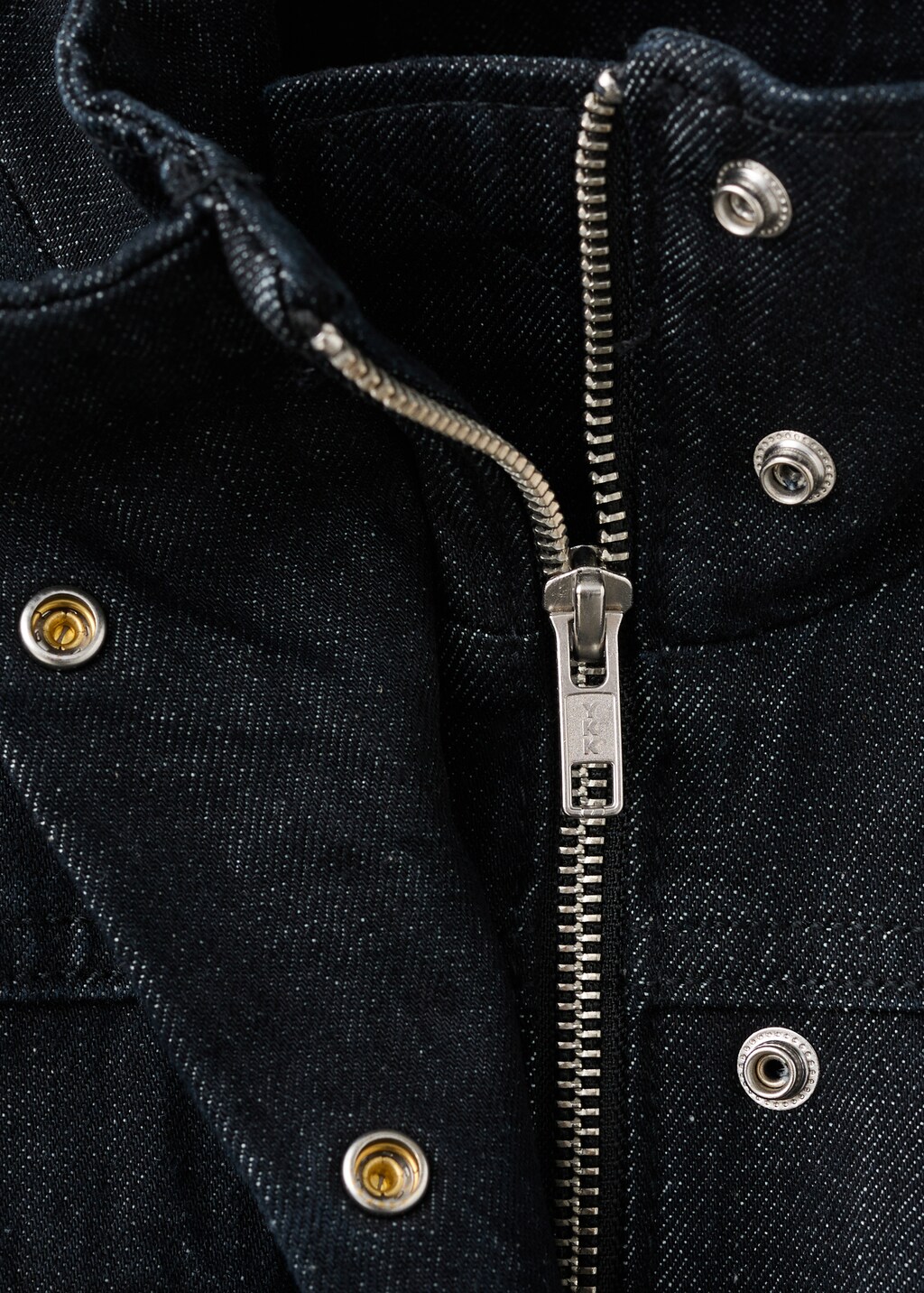 Mango Oversized denim barn jacket with pockets thumbnail