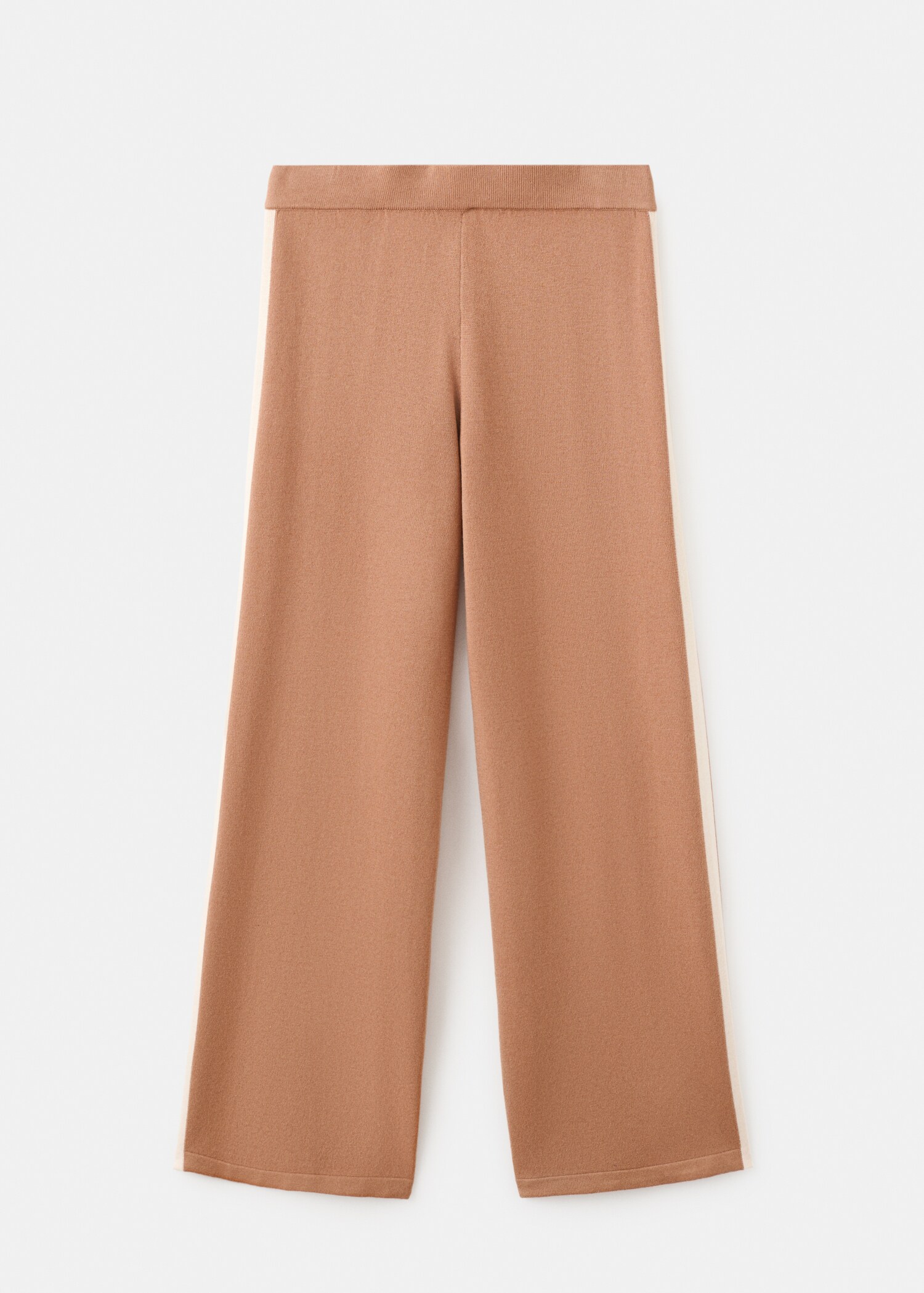 Pantalon maille rayure contrastante - Article sans modèle