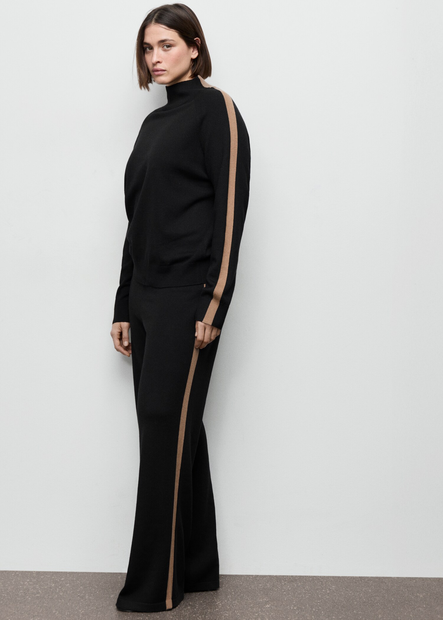 Pantalon maille rayure contrastante - Détail de l'article 3