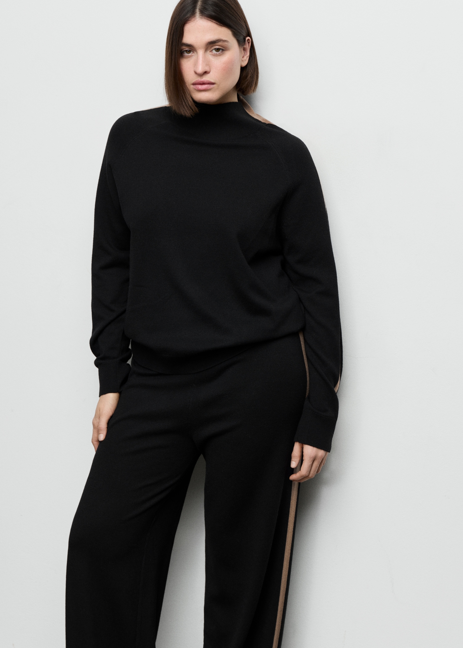 Pantalon maille rayure contrastante - Détail de l'article 5