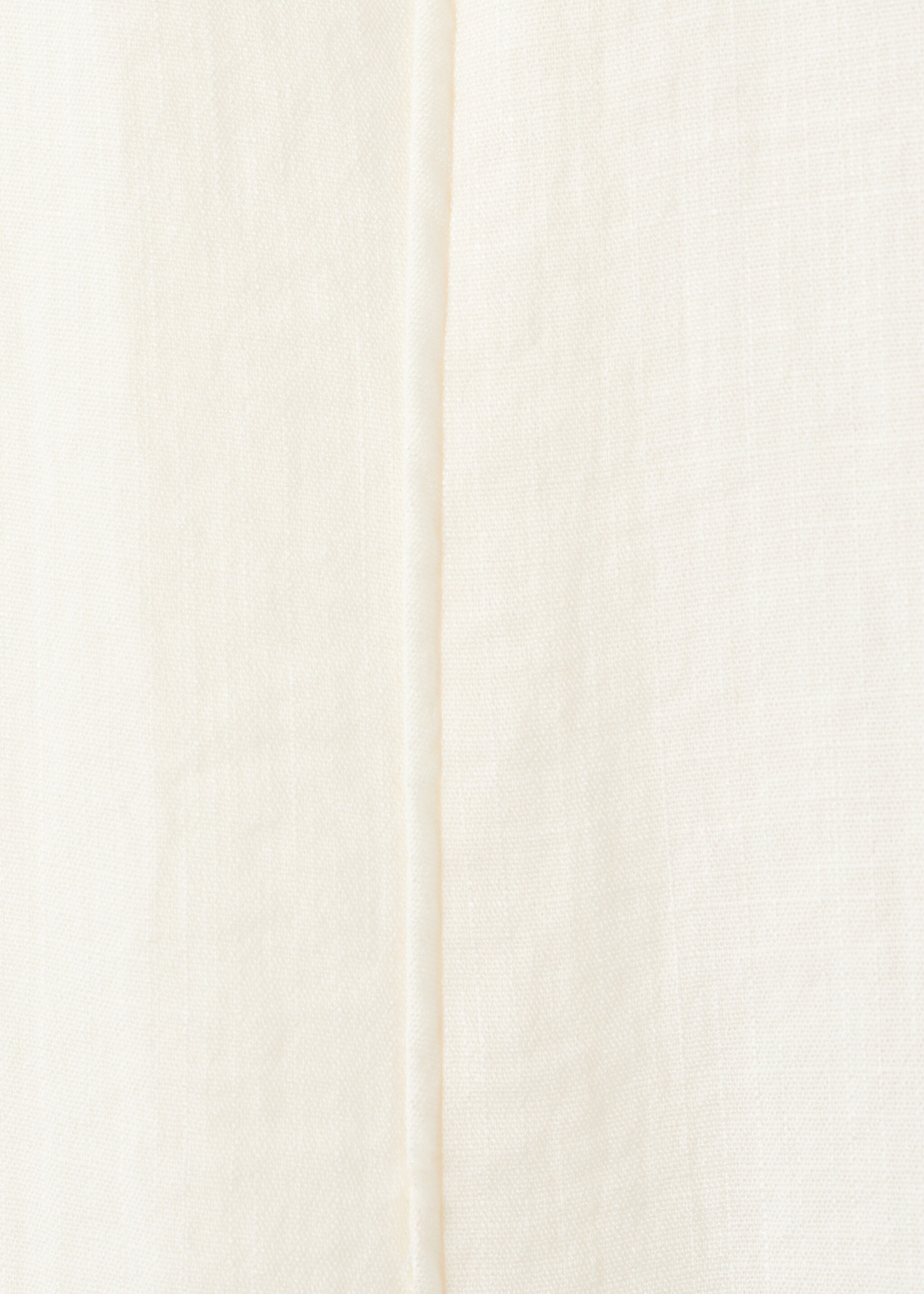 A-line dress with godets - Details of the article 0, Ecru. Ref: 27093302-00.