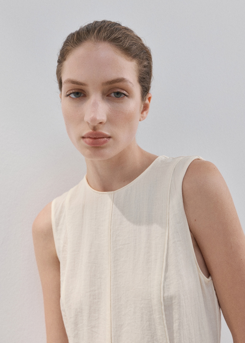 A-line dress with godets - image 4