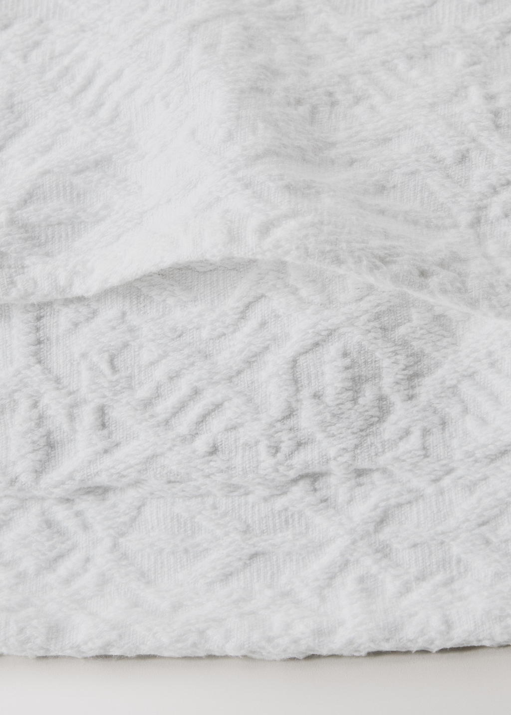 Cotton jacquard cushion cover with mosaic design 50x50 cm