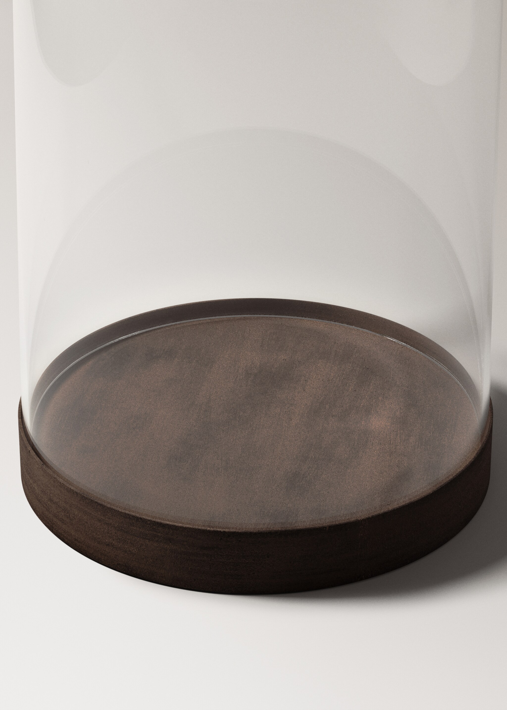 Decorative glass bell - Details of the article 2, Ice Grey. Ref: 27093306-00.