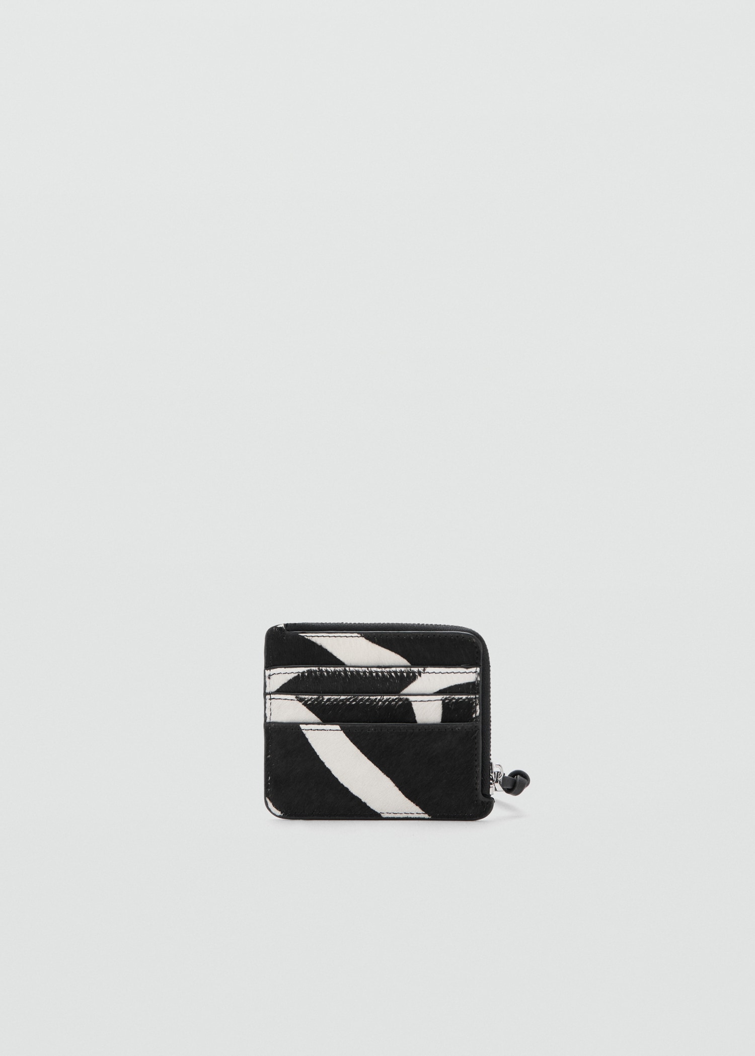 Zebra hair leather purse - Details of the article 1