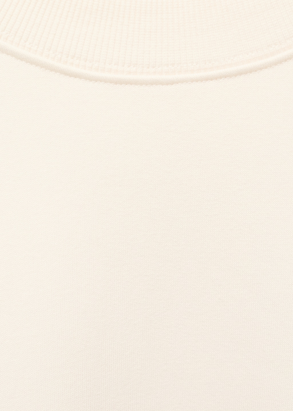 Fluid cotton sweatshirt