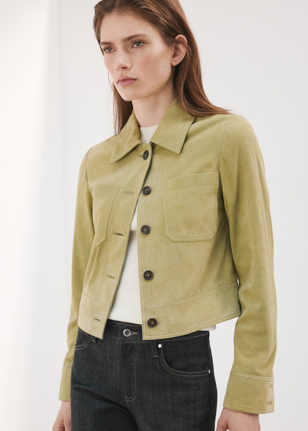 Mid-rise flared jeans - image 4