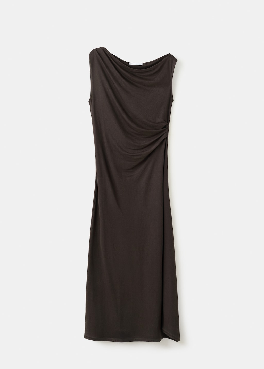 Asymmetric draped gown - image 2