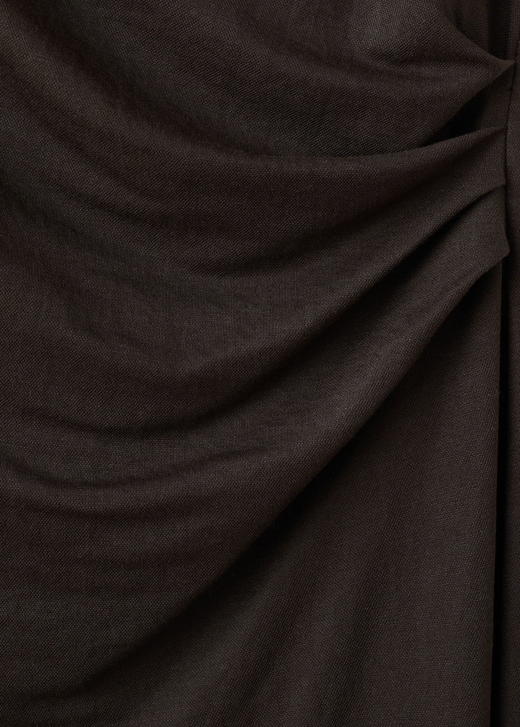 Asymmetric draped gown - image 4