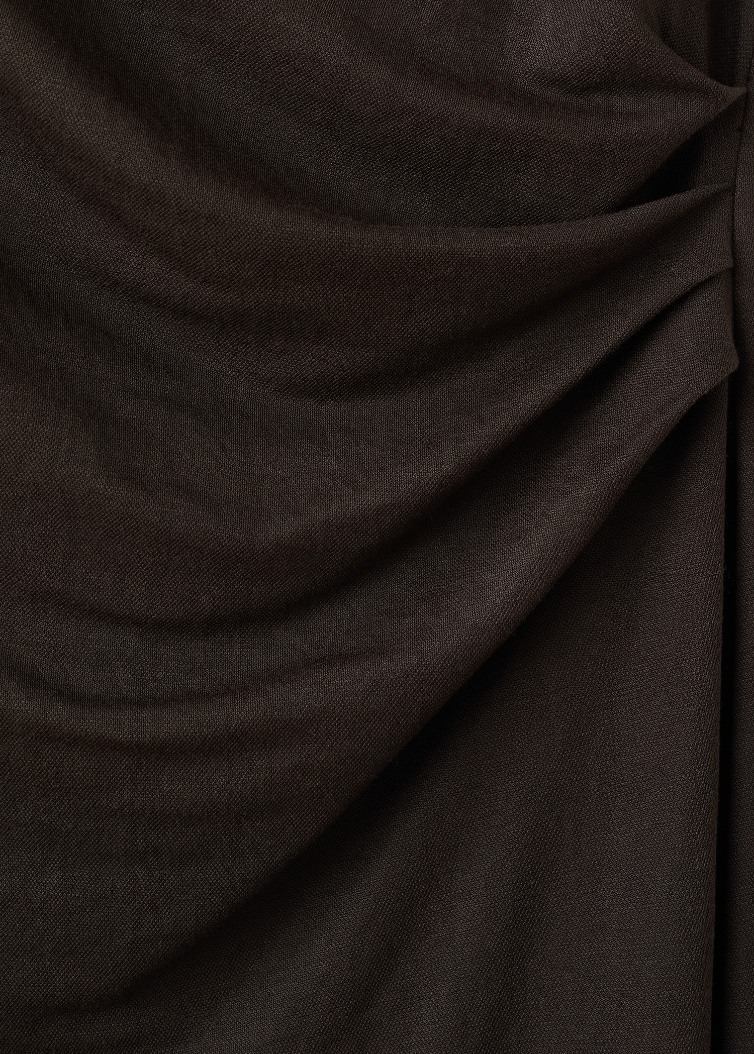Asymmetric draped gown - Details of the article 0