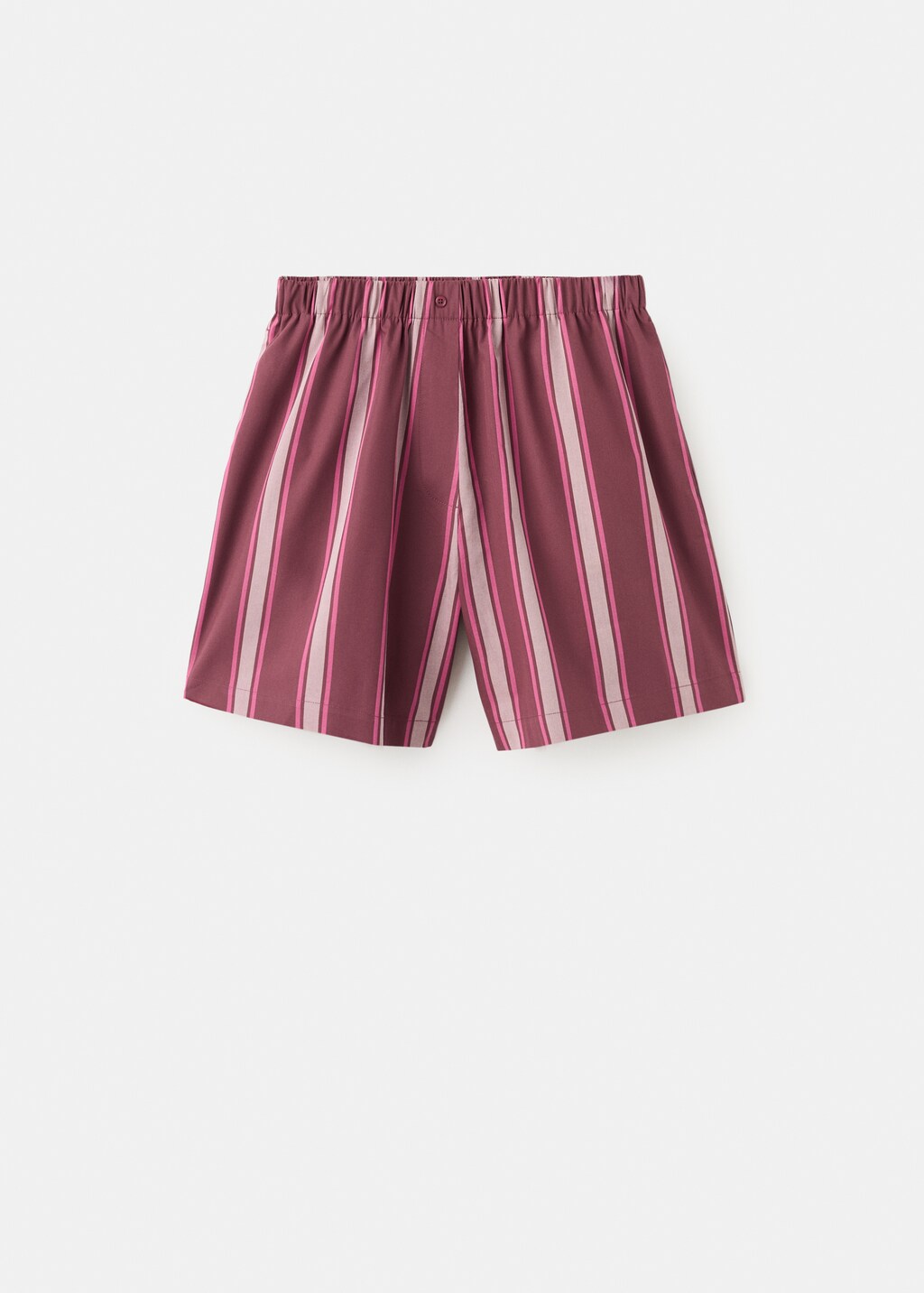 Striped pyjama shorts - image 5