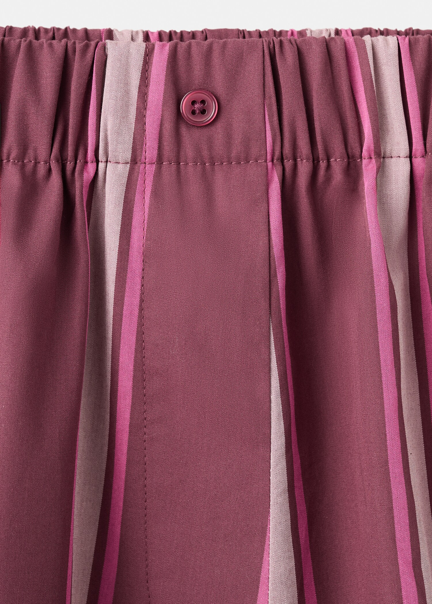 Striped pyjama shorts - Details of the article 0