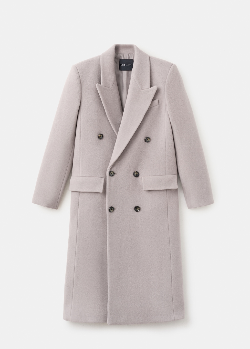 Double-breasted wool coat - image 5