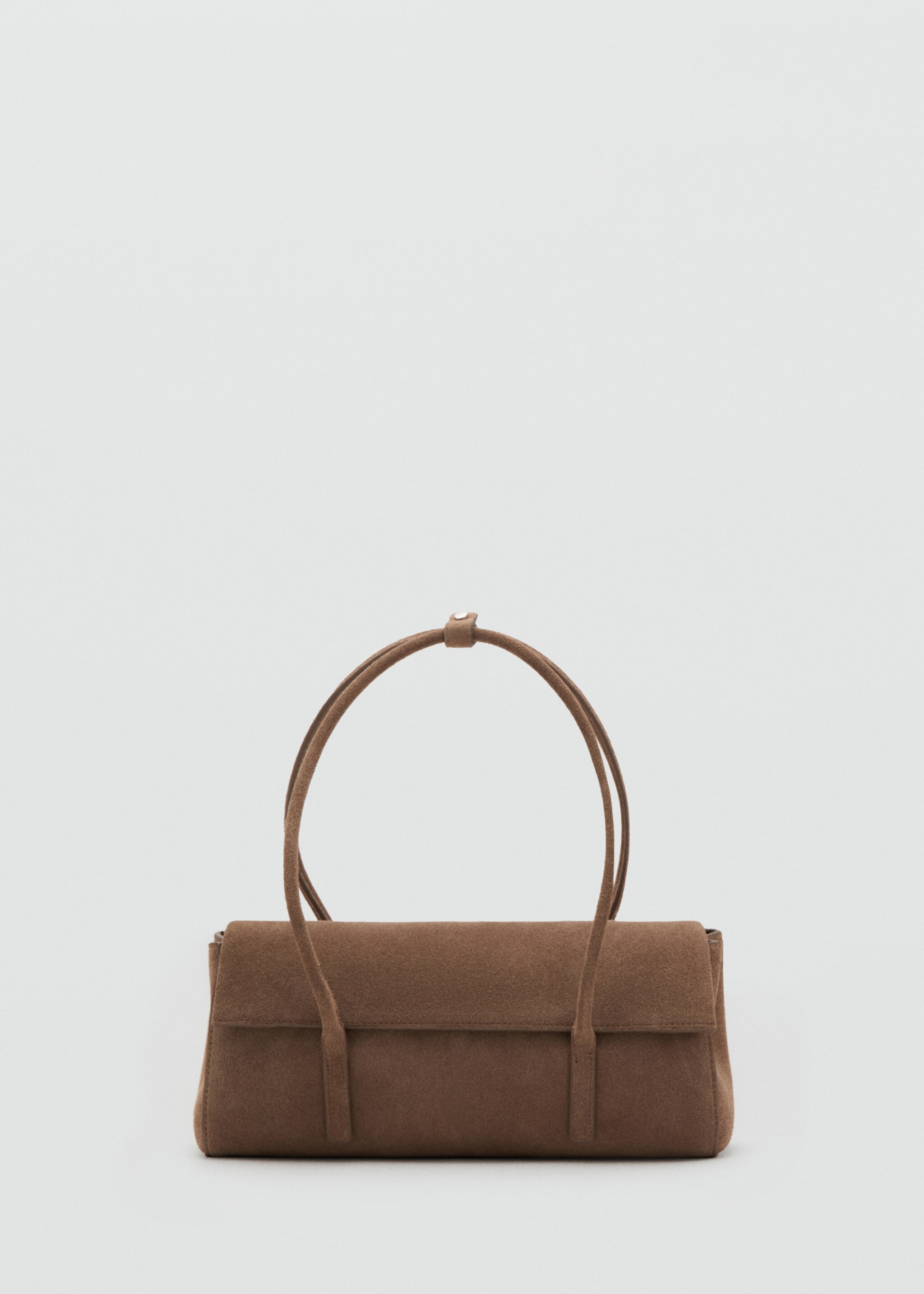 Suede shoulder bag - Article without model, Medium Brown. Ref: 27093327-00.
