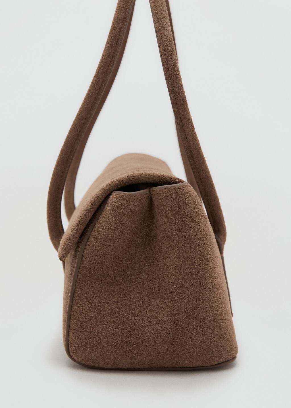 Suede shoulder bag - image 4