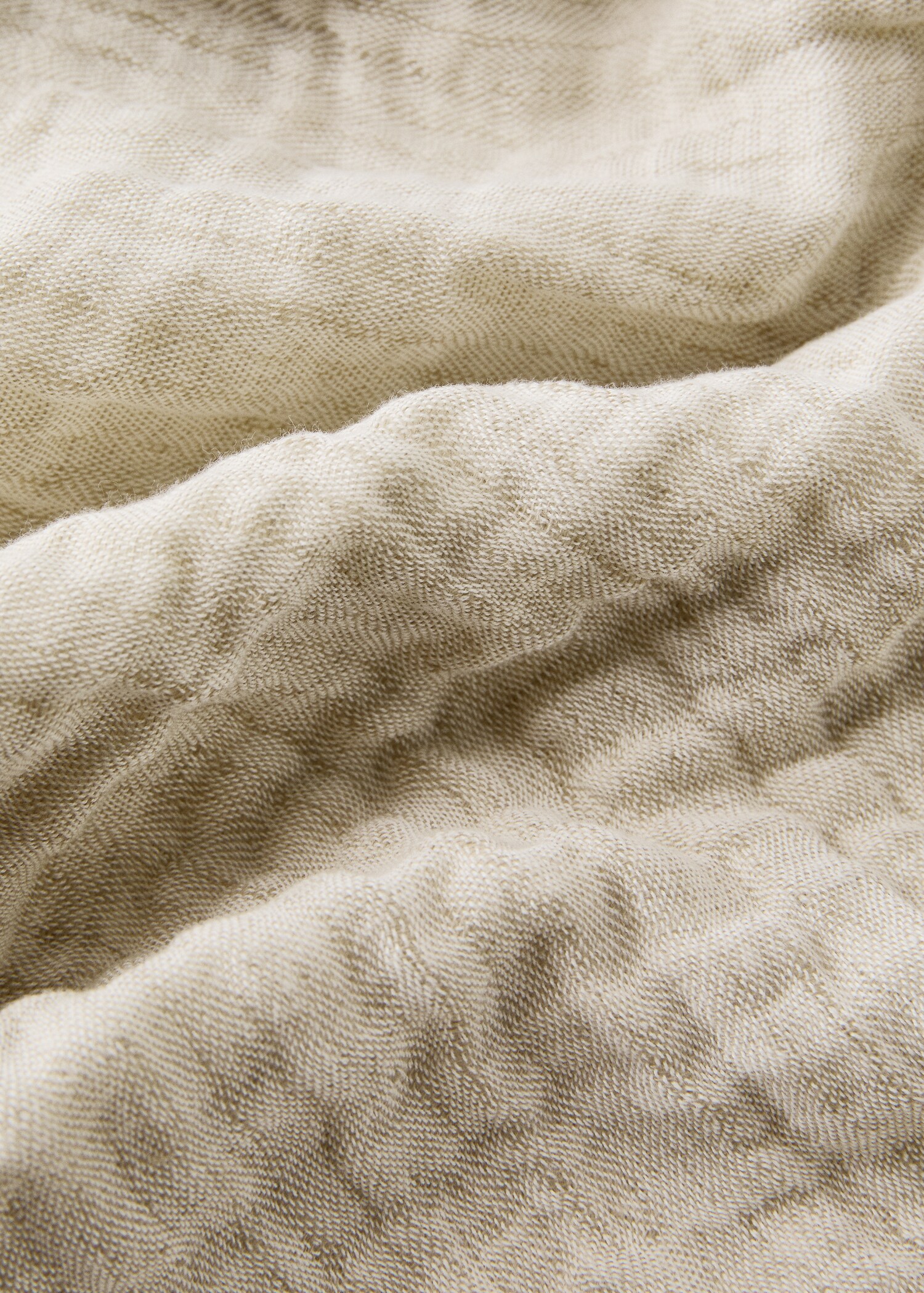 Melange cotton linen bedspread Queen 130/140/150 cm - Details of the article 1