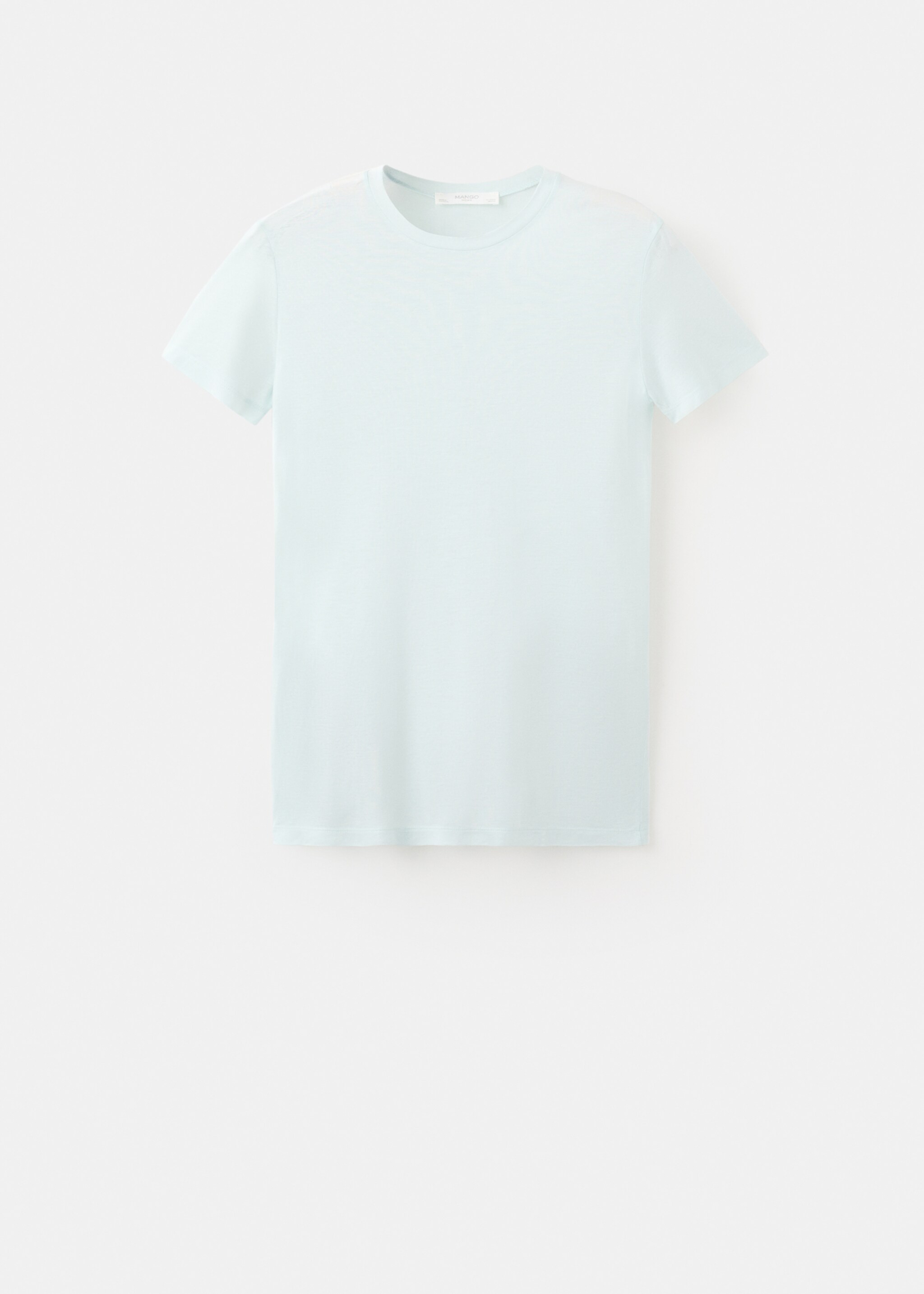 Micromodal short-sleeve T-shirt - Article without model, Blue. Ref: 27093338-00.
