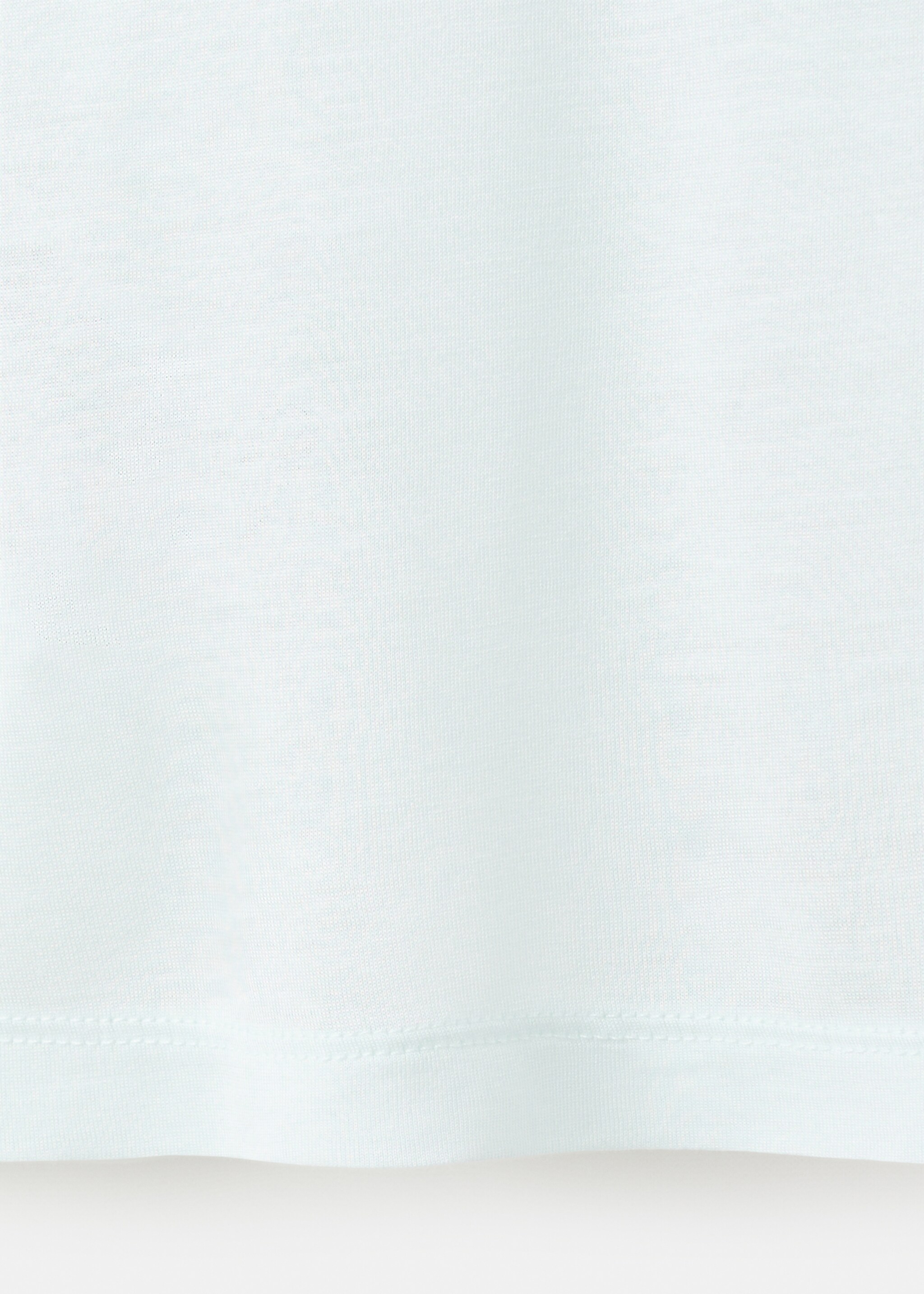 Micromodal short-sleeve T-shirt - Details of the article 0, Blue. Ref: 27093338-00.