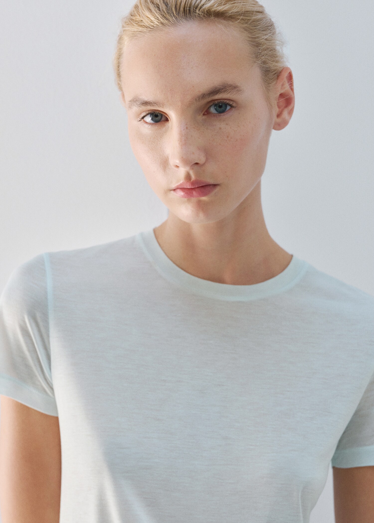 Micromodal short-sleeve T-shirt - Details of the article 1