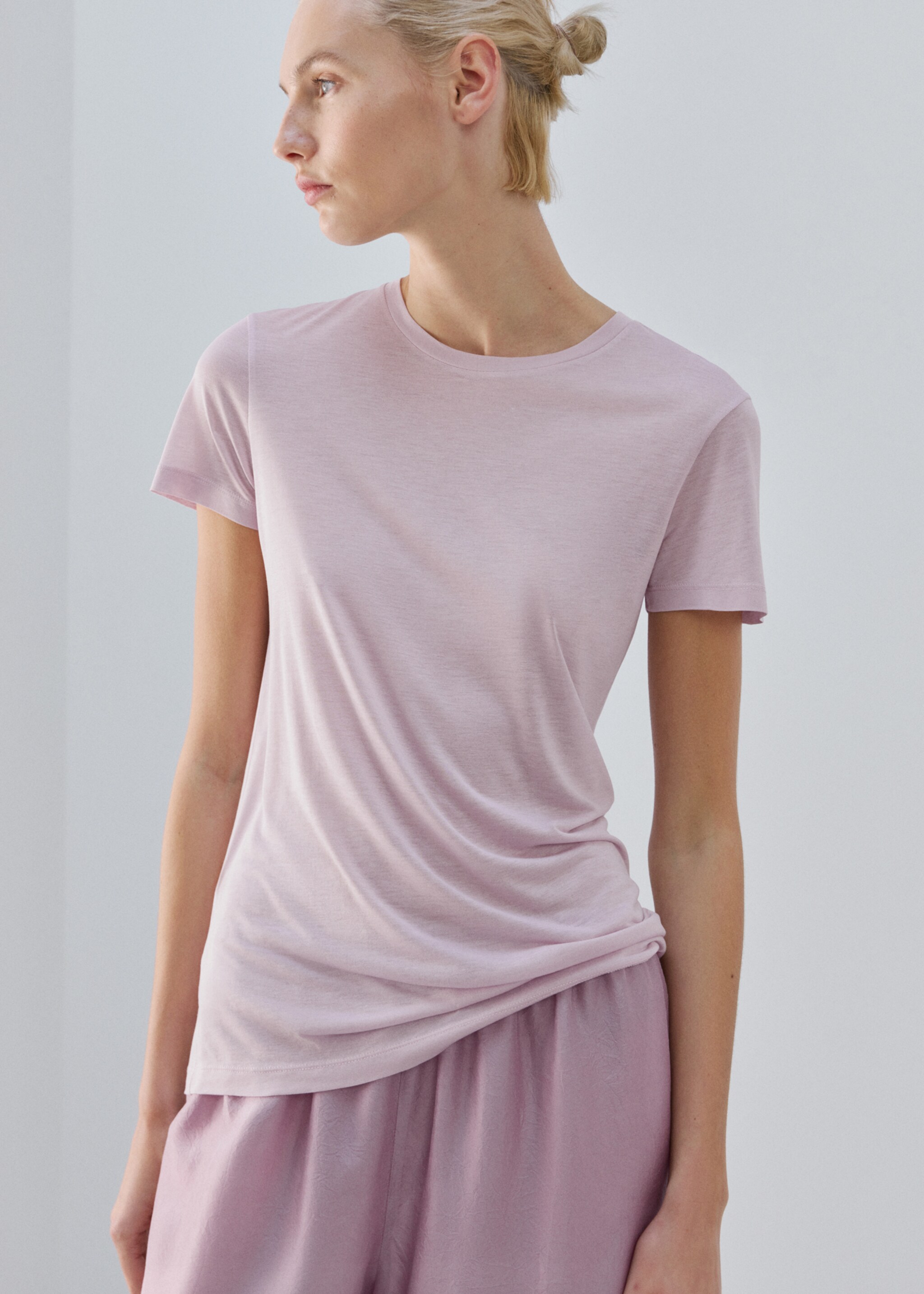 Kısa kollu mikro modal tişört — photo 3