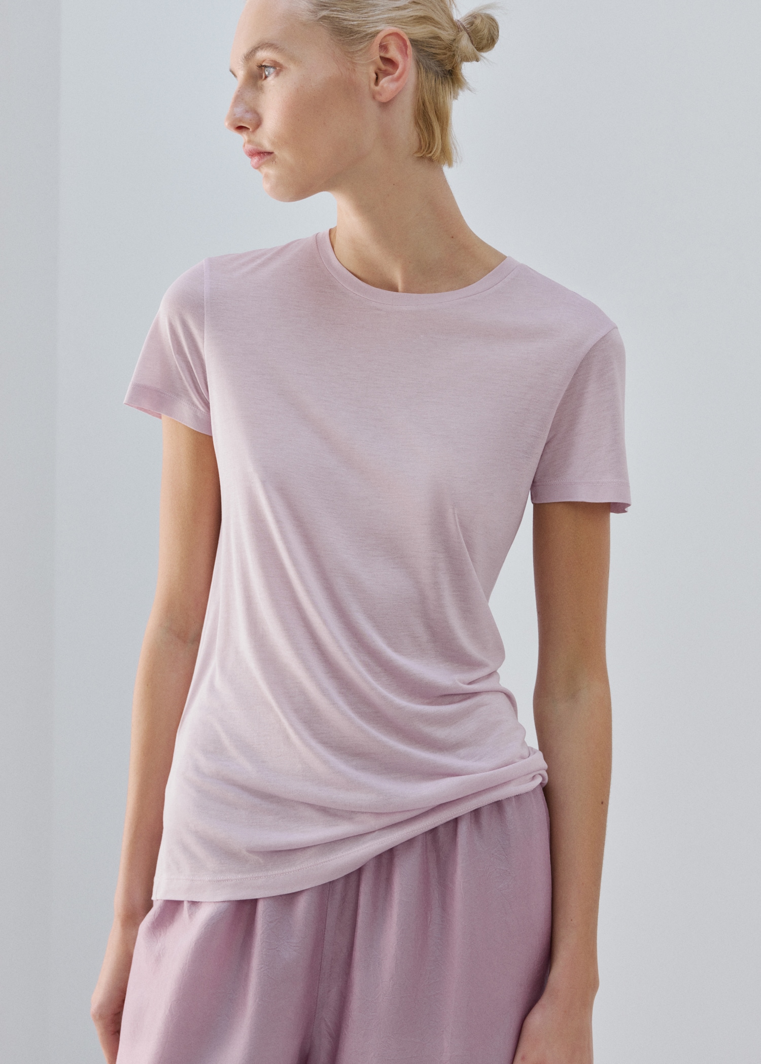 Micromodal short-sleeve T-shirt - Medium plane