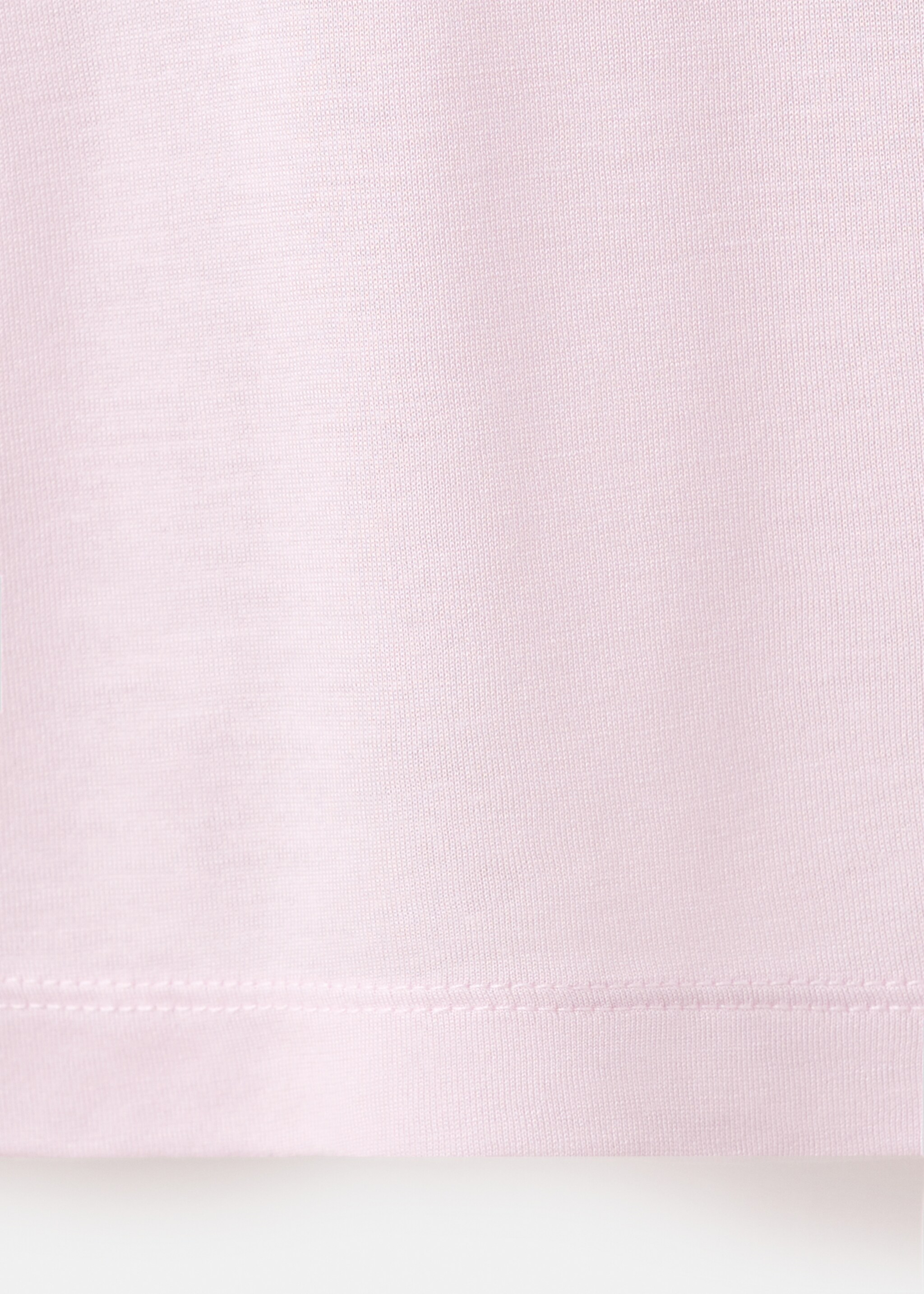 Micromodal short-sleeve T-shirt - Details of the article 0, Lilac. Ref: 27093338-00.