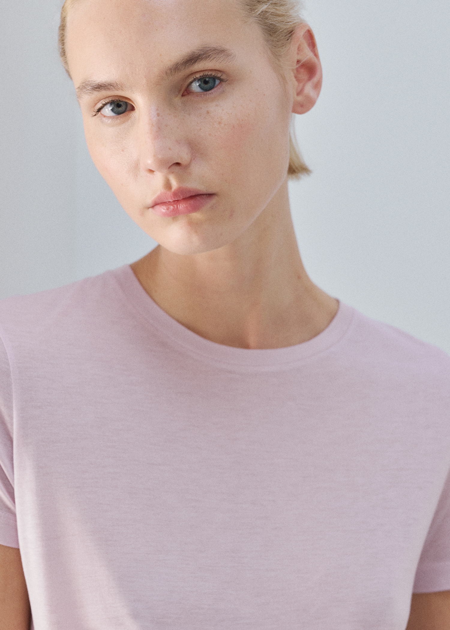 Micromodal short-sleeve T-shirt - Details of the article 1