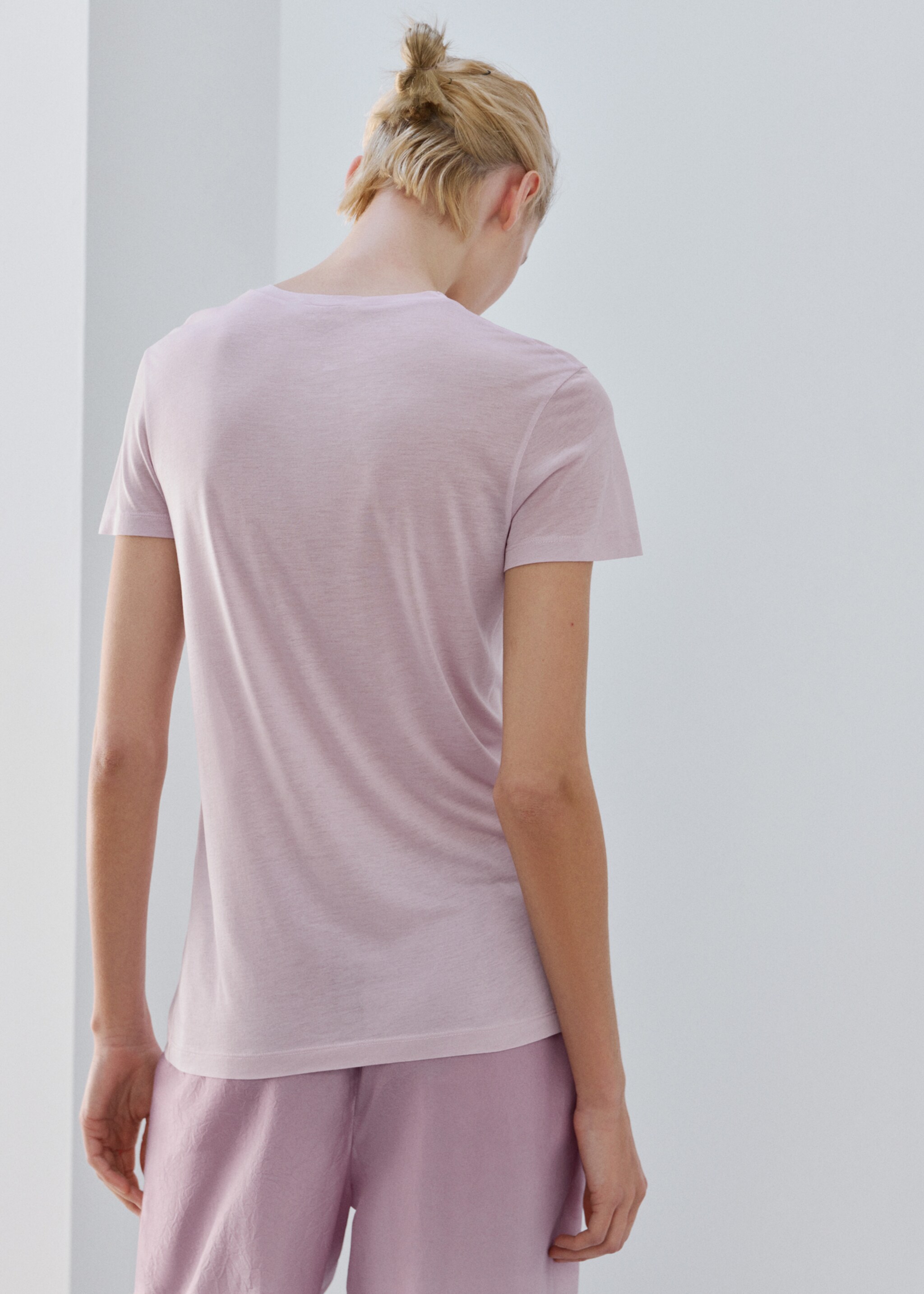 Kısa kollu mikro modal tişört — photo 4