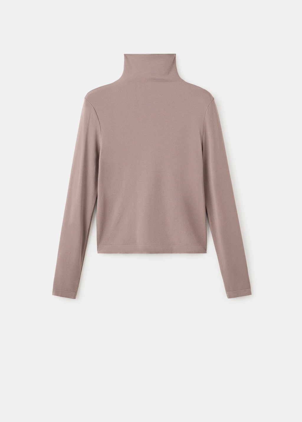 Fitted turtleneck t-shirt - image 2