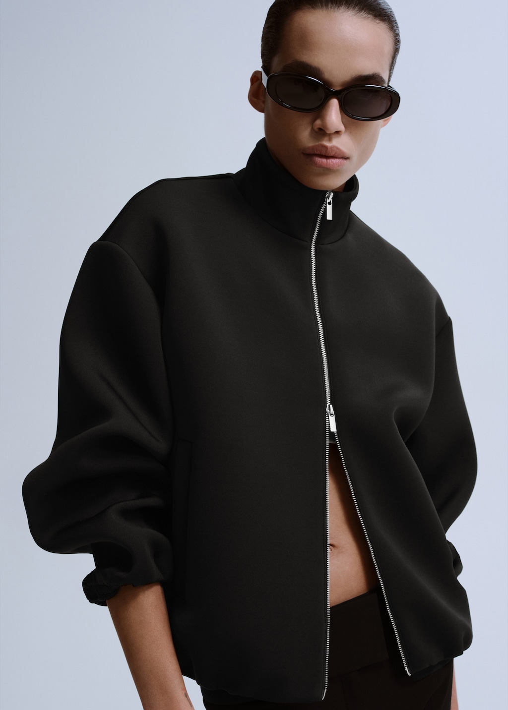 Oversized bomber jacket