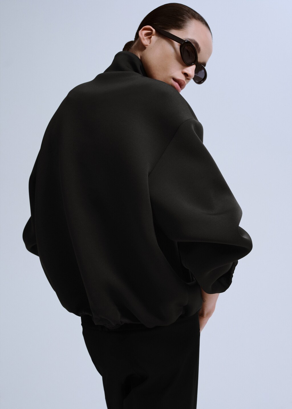 Oversized bomber jacket - image 3