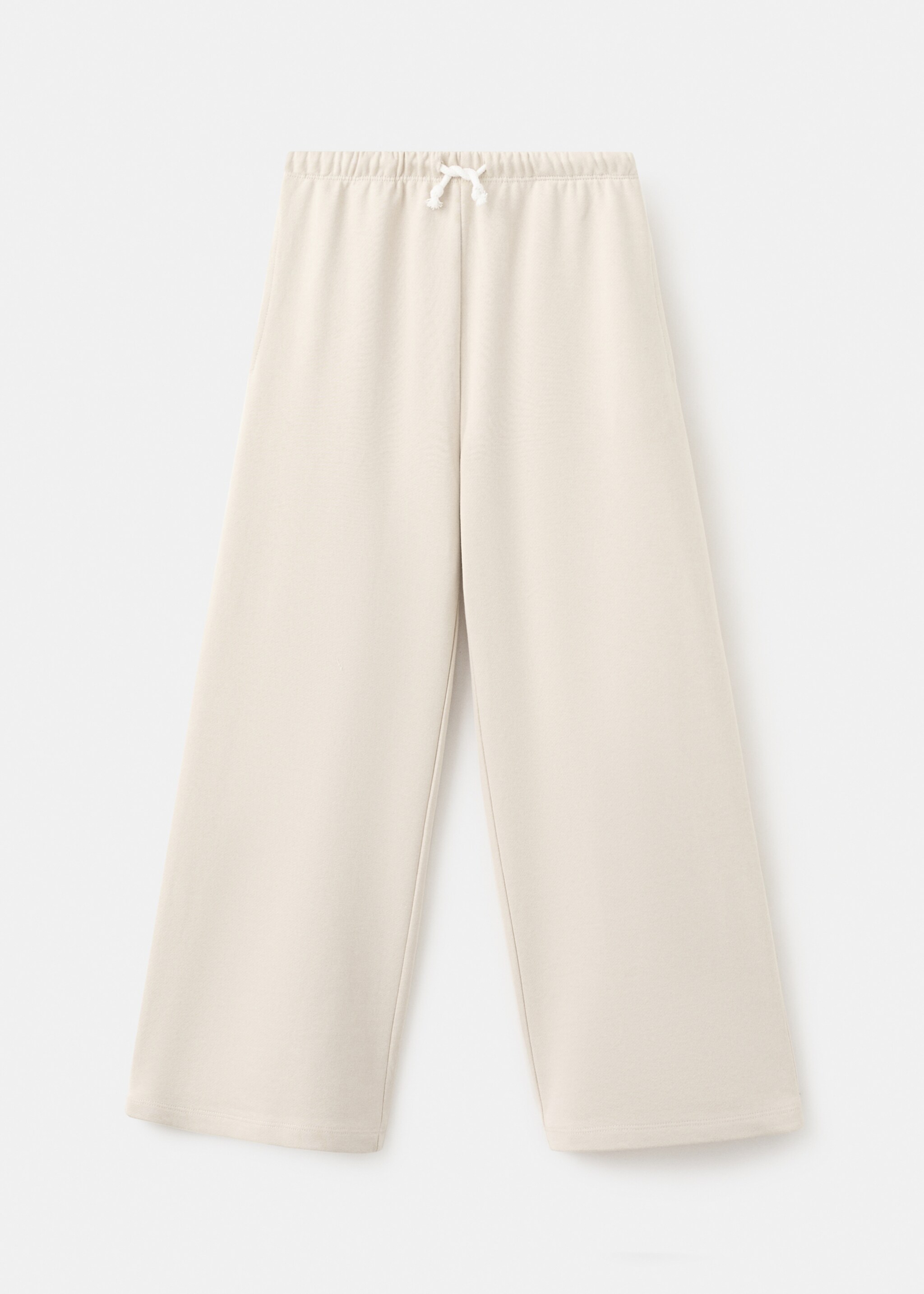 Cord cotton jogger - Article without model, Ecru. Ref: 27093711-00.