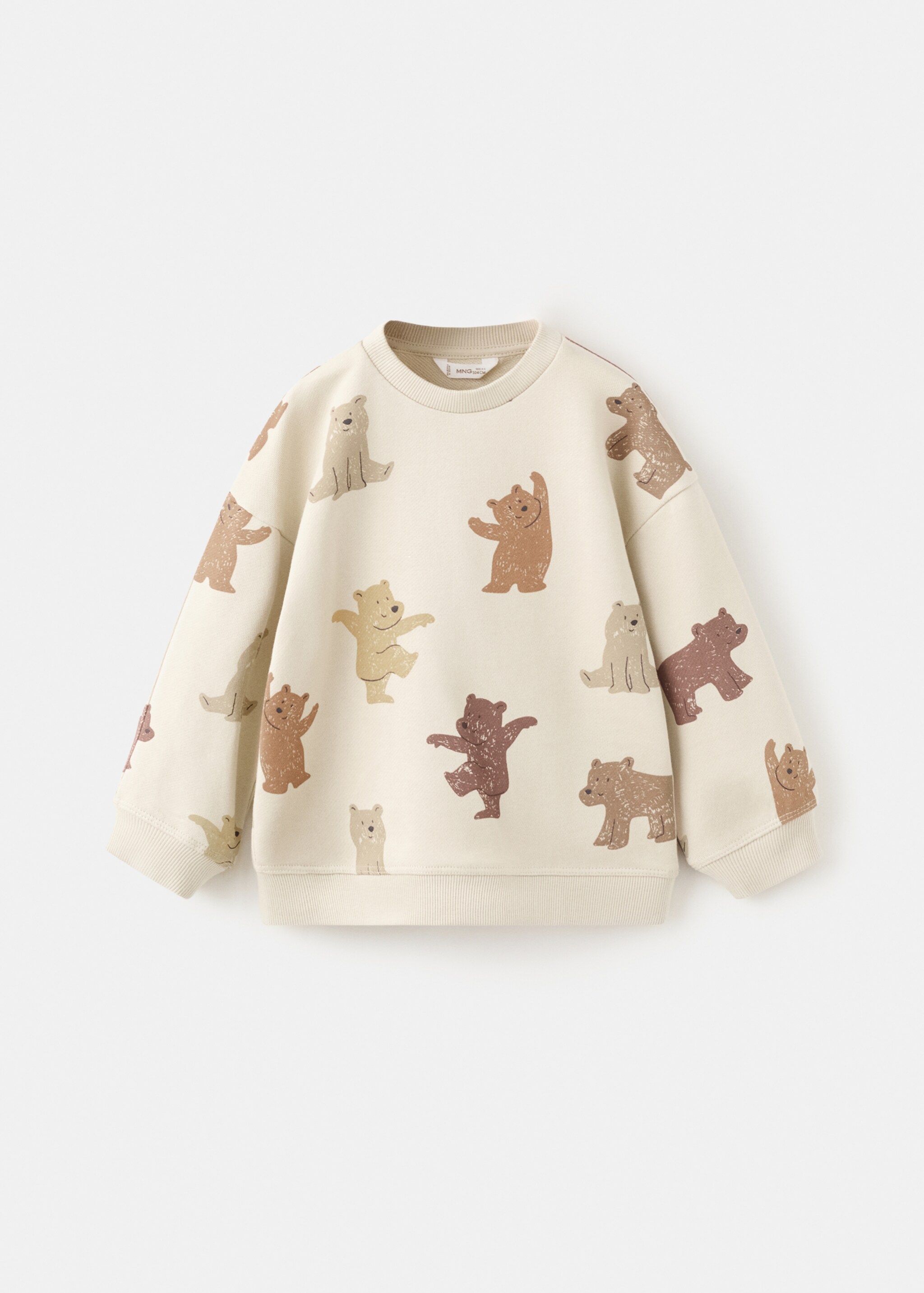 Sweatshirt ebear - Article without model, Sand. Ref: 27093716-00.