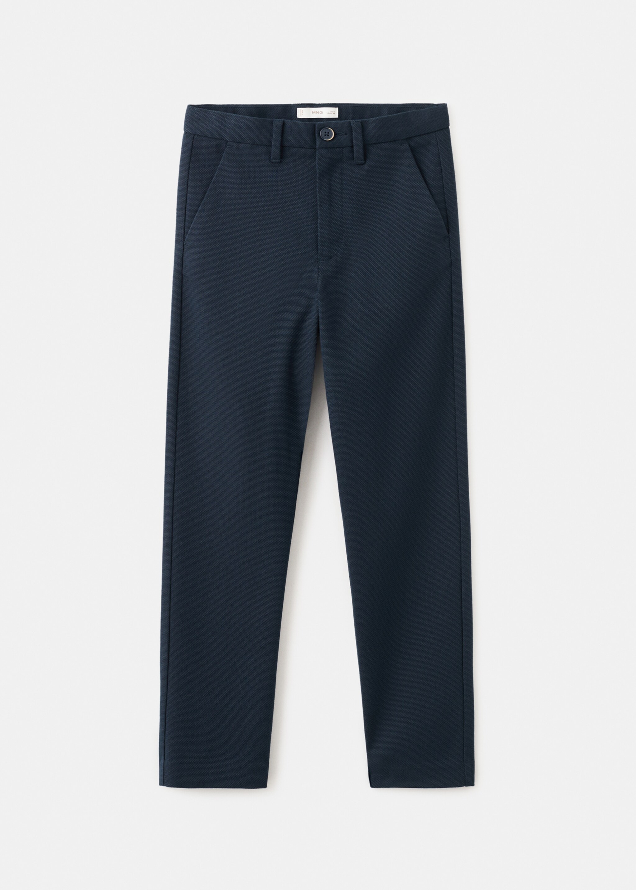 Straight suit trousers - Article without model, Navy. Ref: 27093727-00.