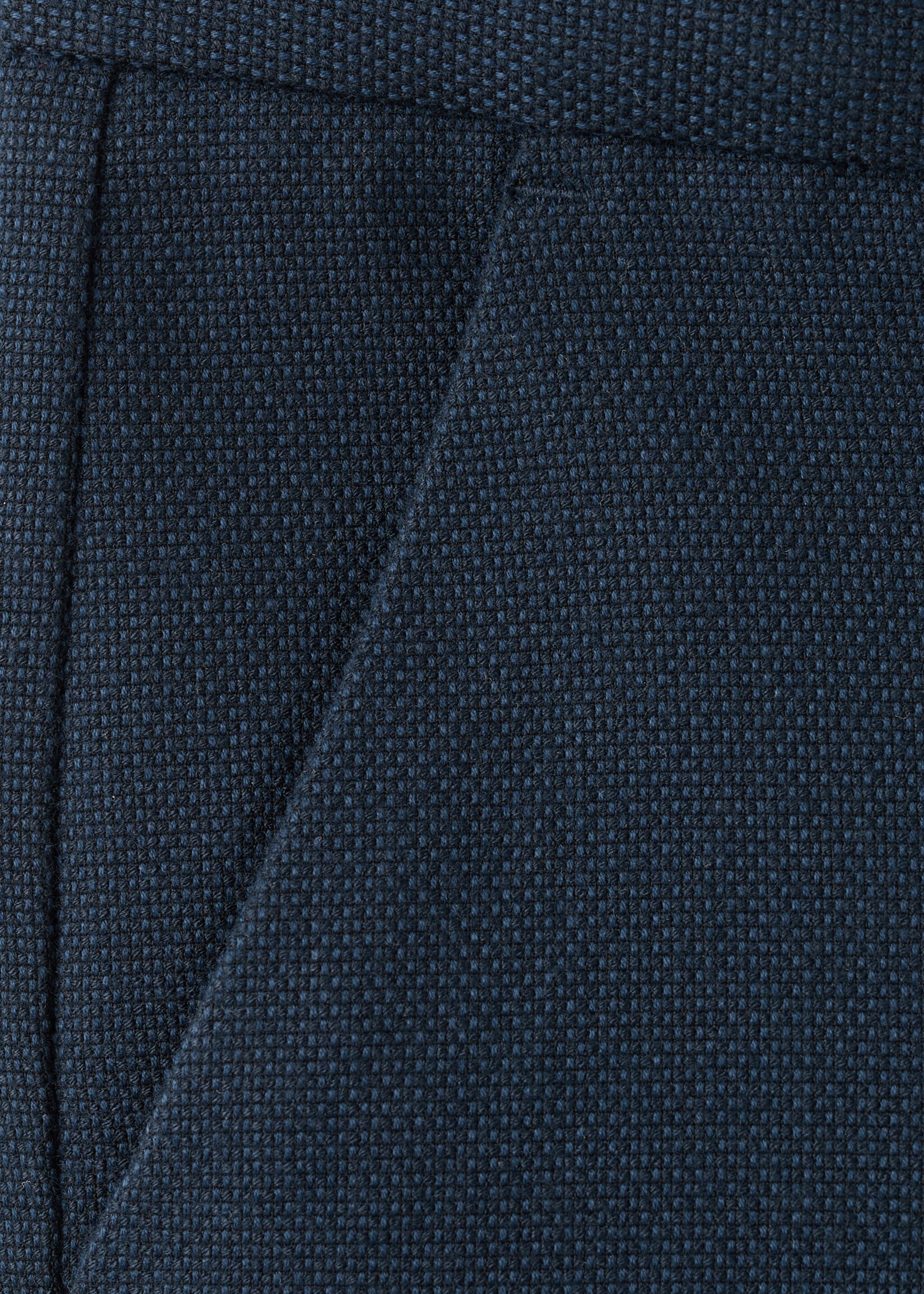 Straight suit trousers - Details of the article 0, Navy. Ref: 27093727-00.