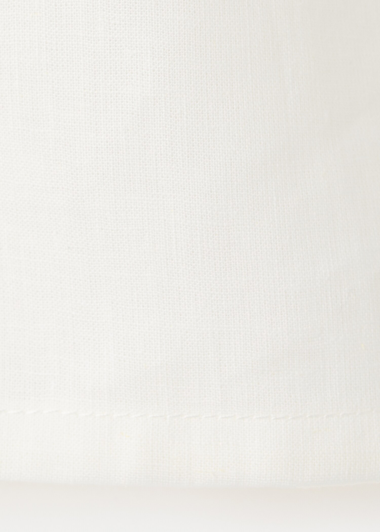 Linen-blend short-sleeve shirt - Details of the article 0