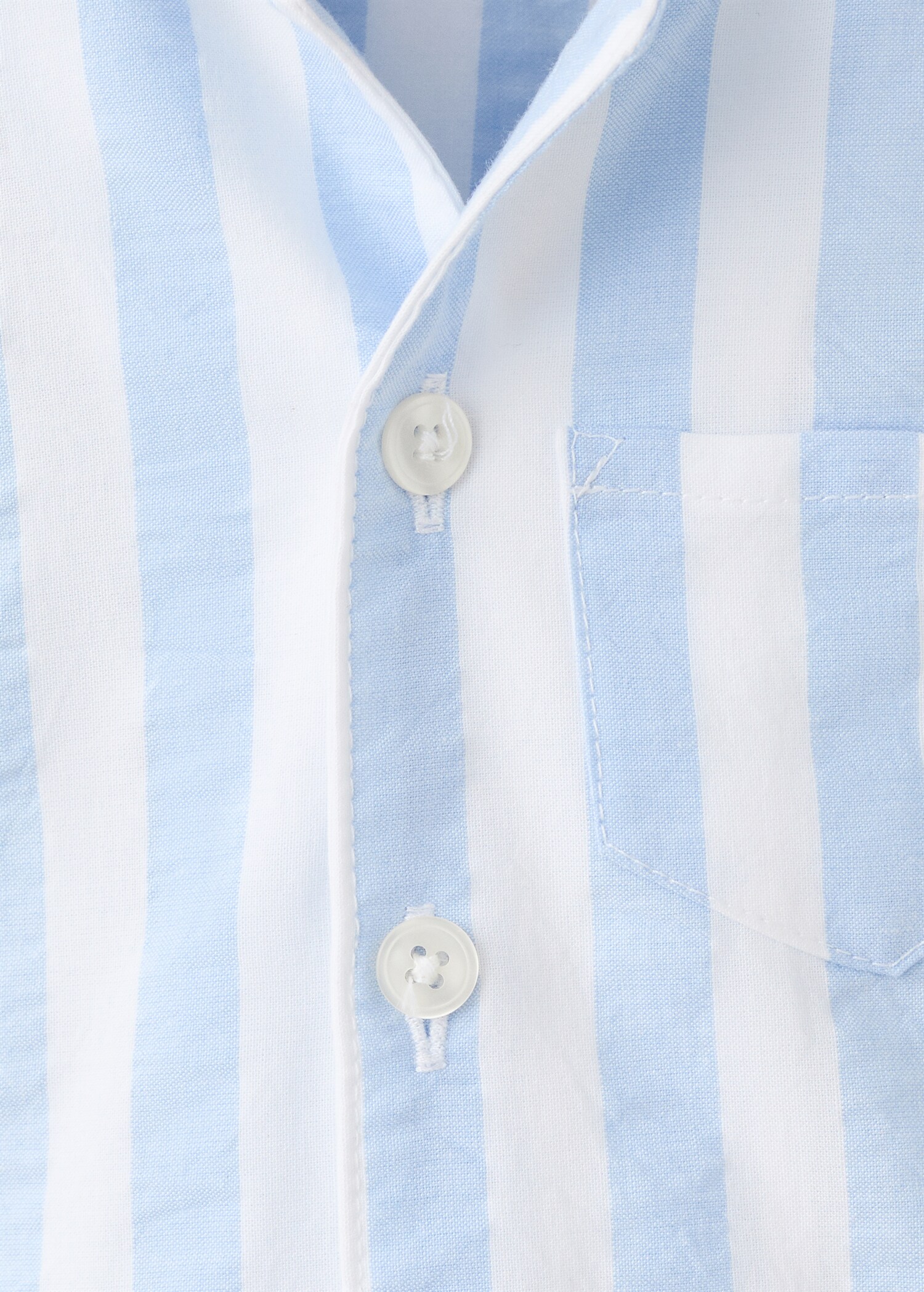 Thick striped romper pyjamas - Details of the article 2