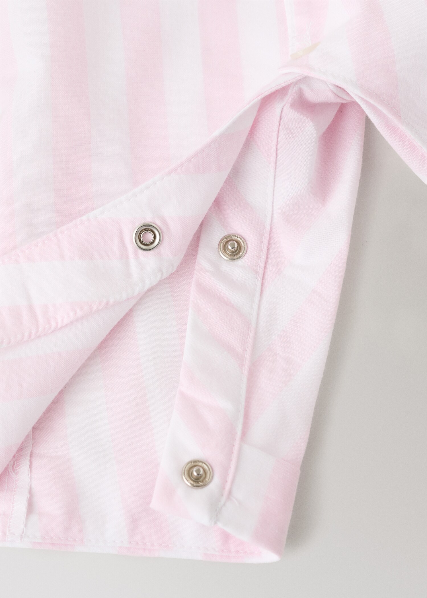 Thick striped romper pyjamas - Details of the article 3