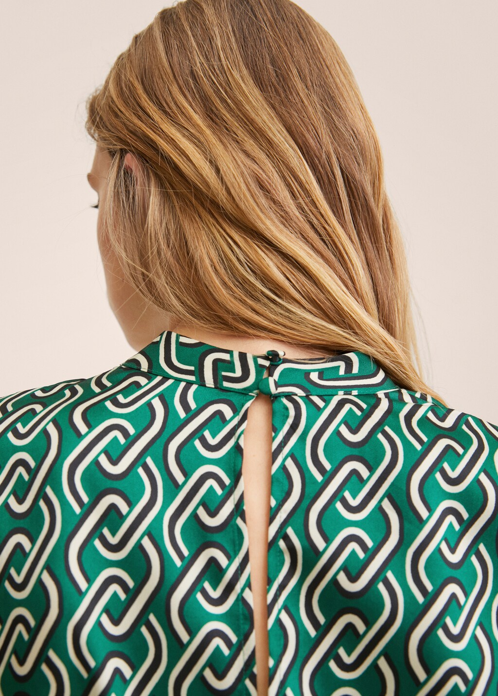 Chain print dress mango hot sale