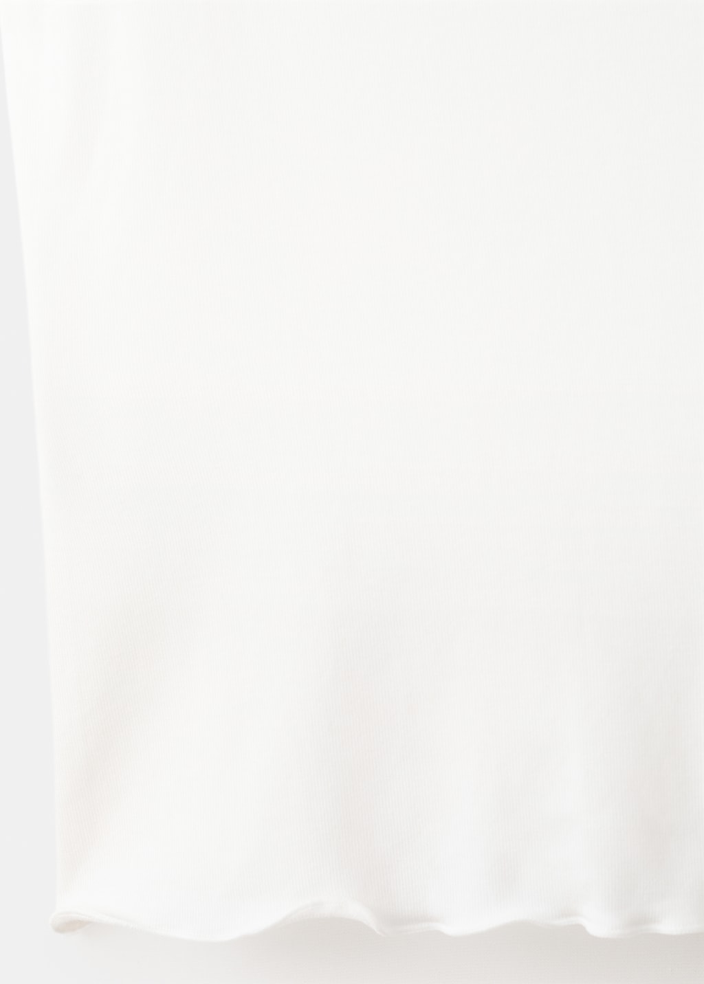 Mango Scalloped hem top