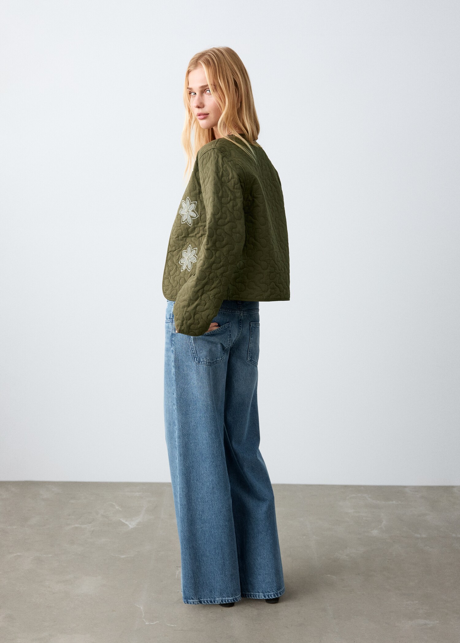Veste matelassée brodée - Détail de l'article 2