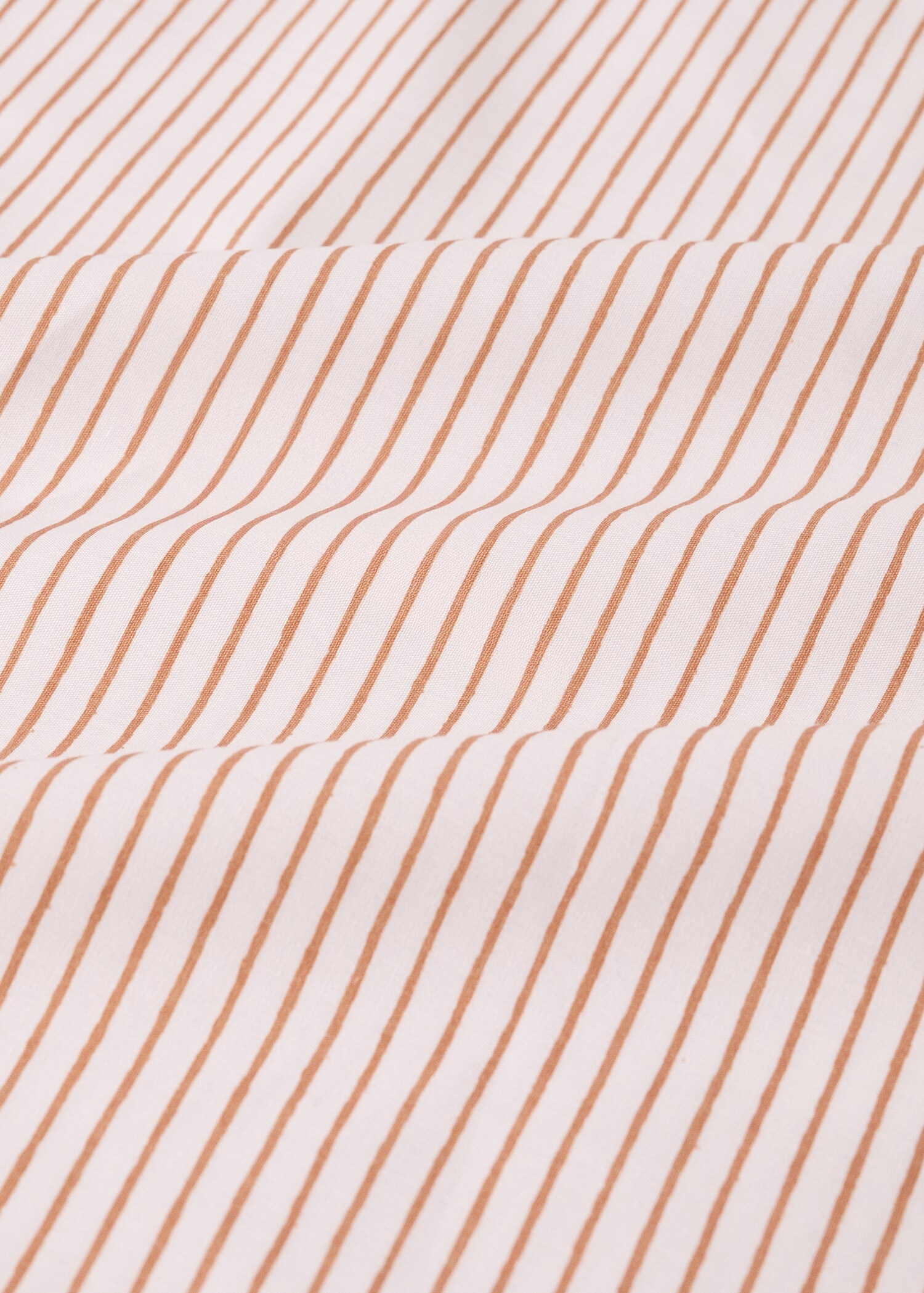 Cotton percale striped top sheet for cot - Details of the article 2