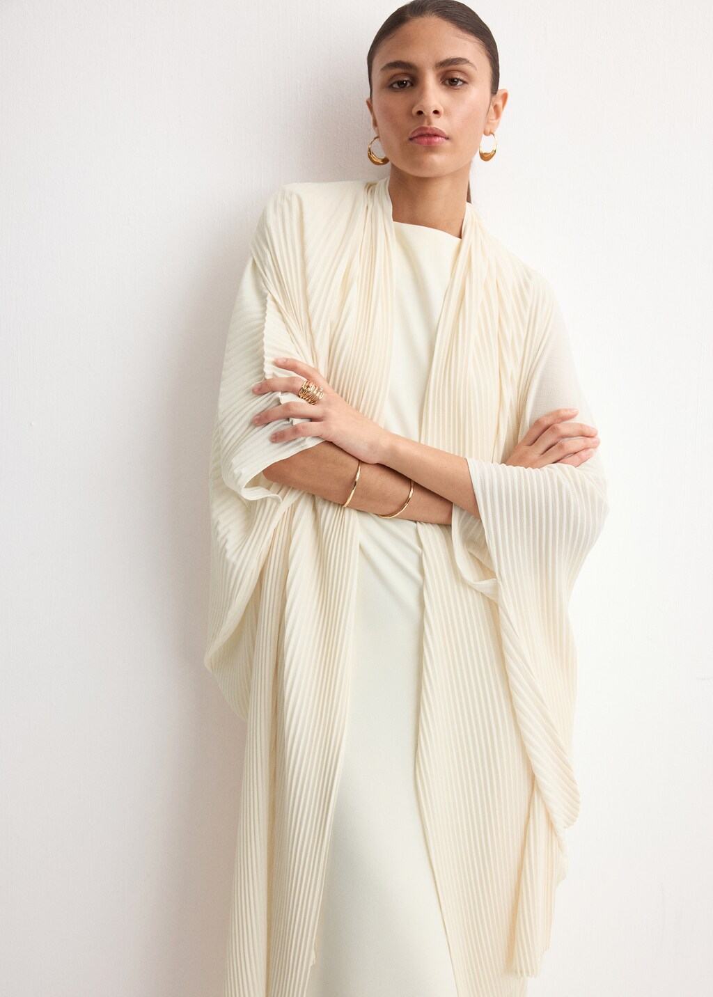 Oversized pleated caftan - image 3