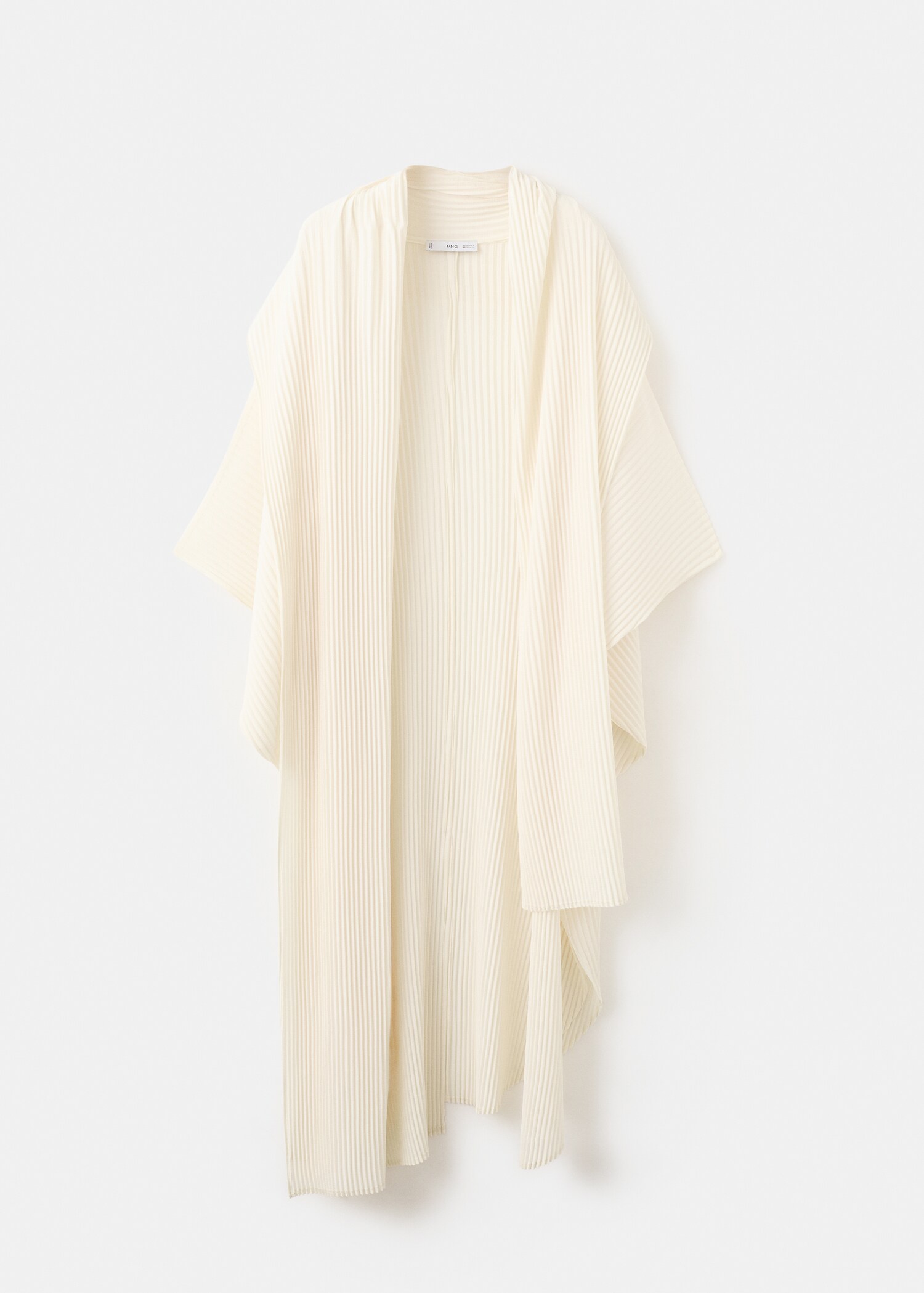 Oversized pleated caftan - Article without model