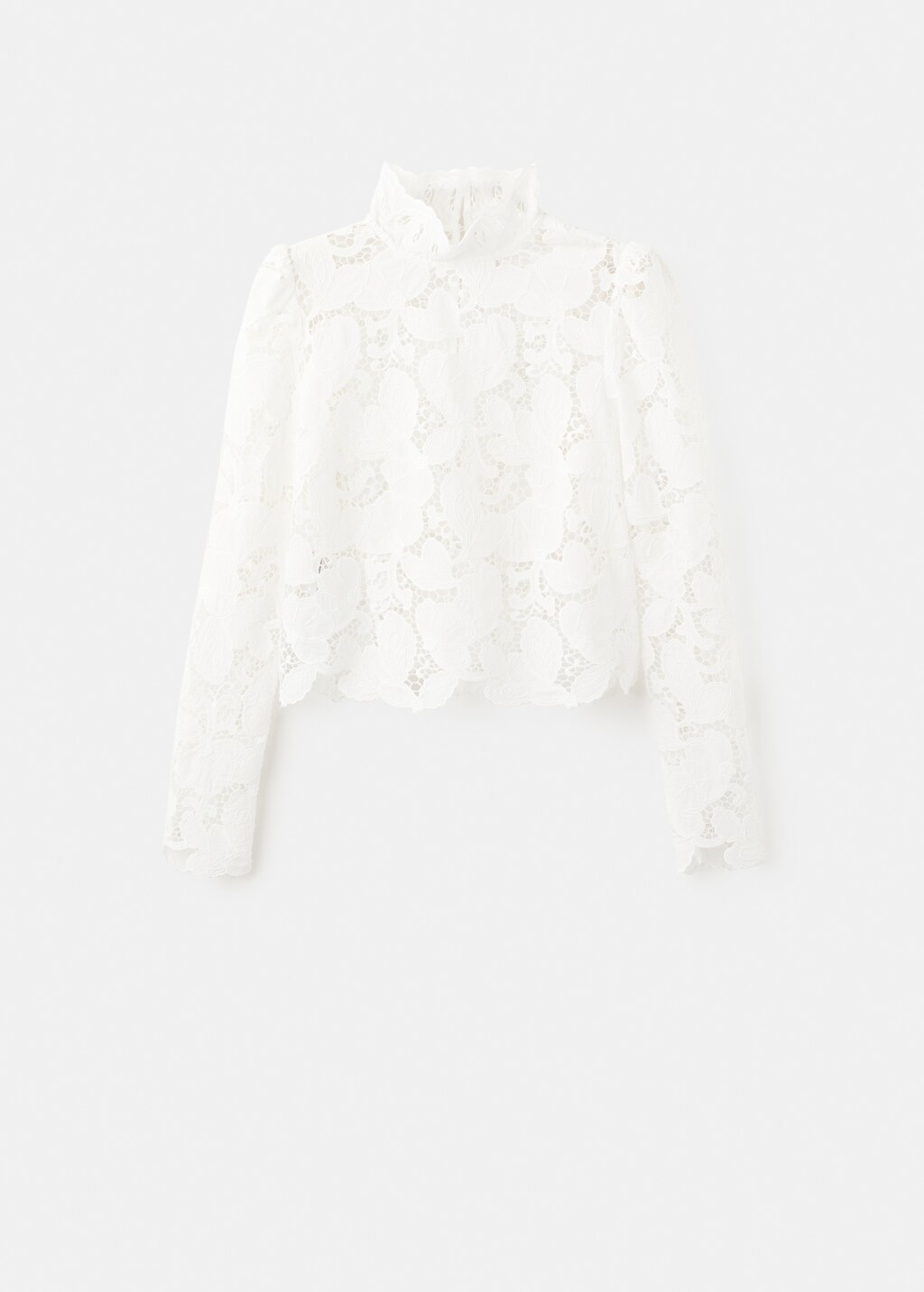 Floral embroidery blouse - image 2