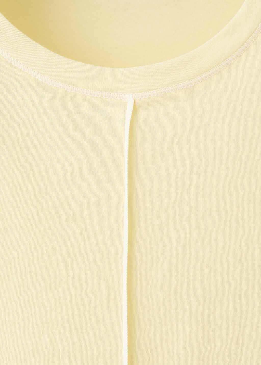 Mango Cotton T-shirt with seams