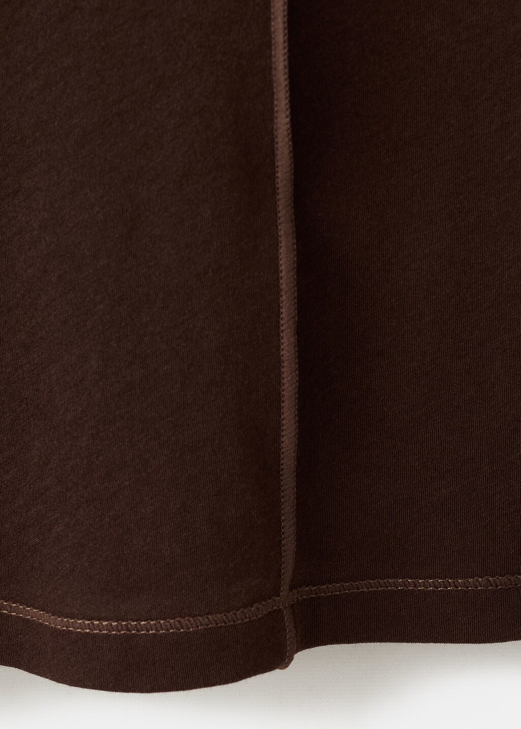 Mango Cotton T-shirt with seams