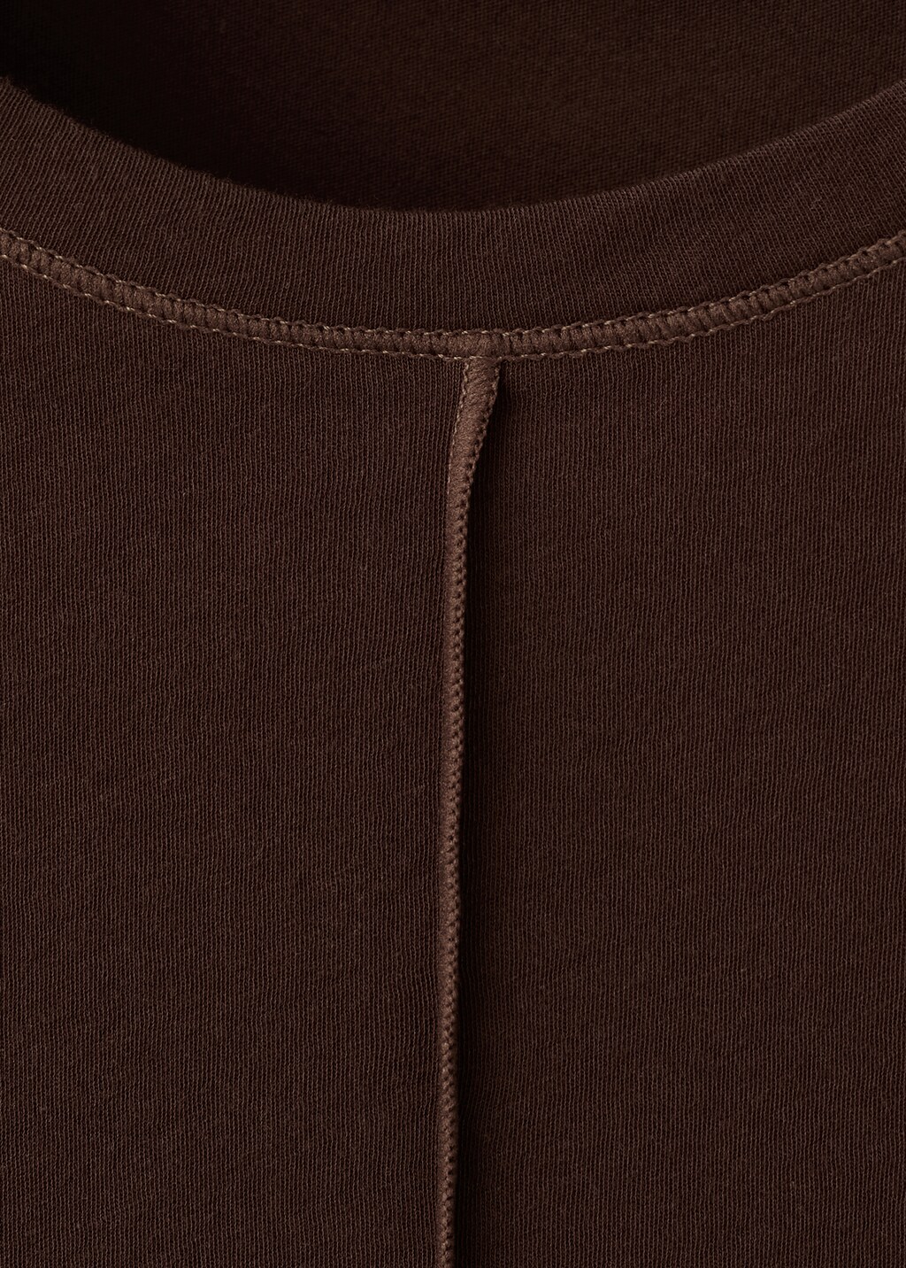 Mango Cotton T-shirt with seams